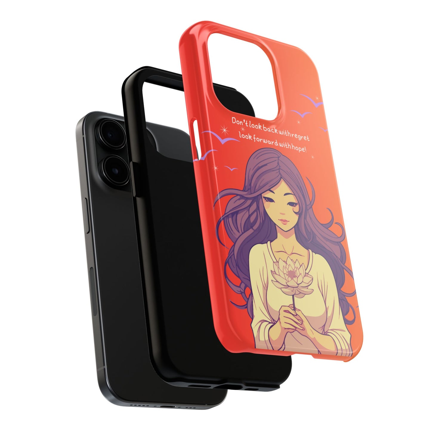 Inspirational Tough Phone Case - 'Look Forward with Hope' Design