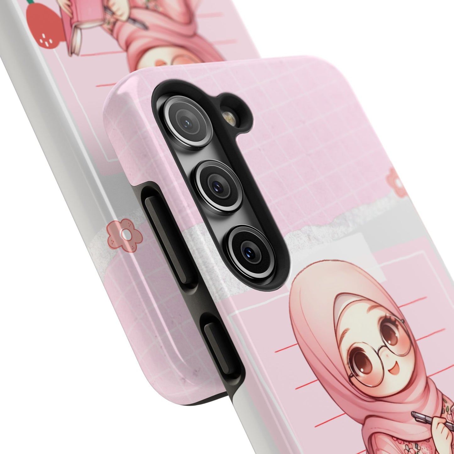 Cute Illustrated Phone Case for Girls - Stylish Tough Phone Cases with Floral Design