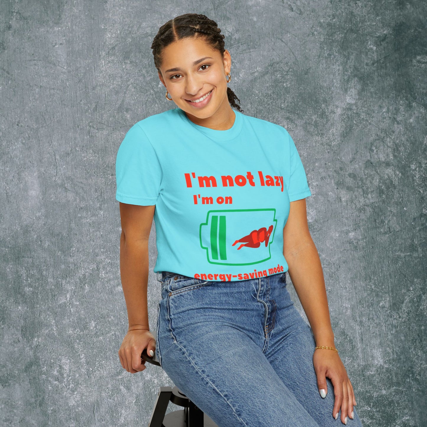 Unisex Energy-Saving Mode T-Shirt - Perfect for Lazy Days!