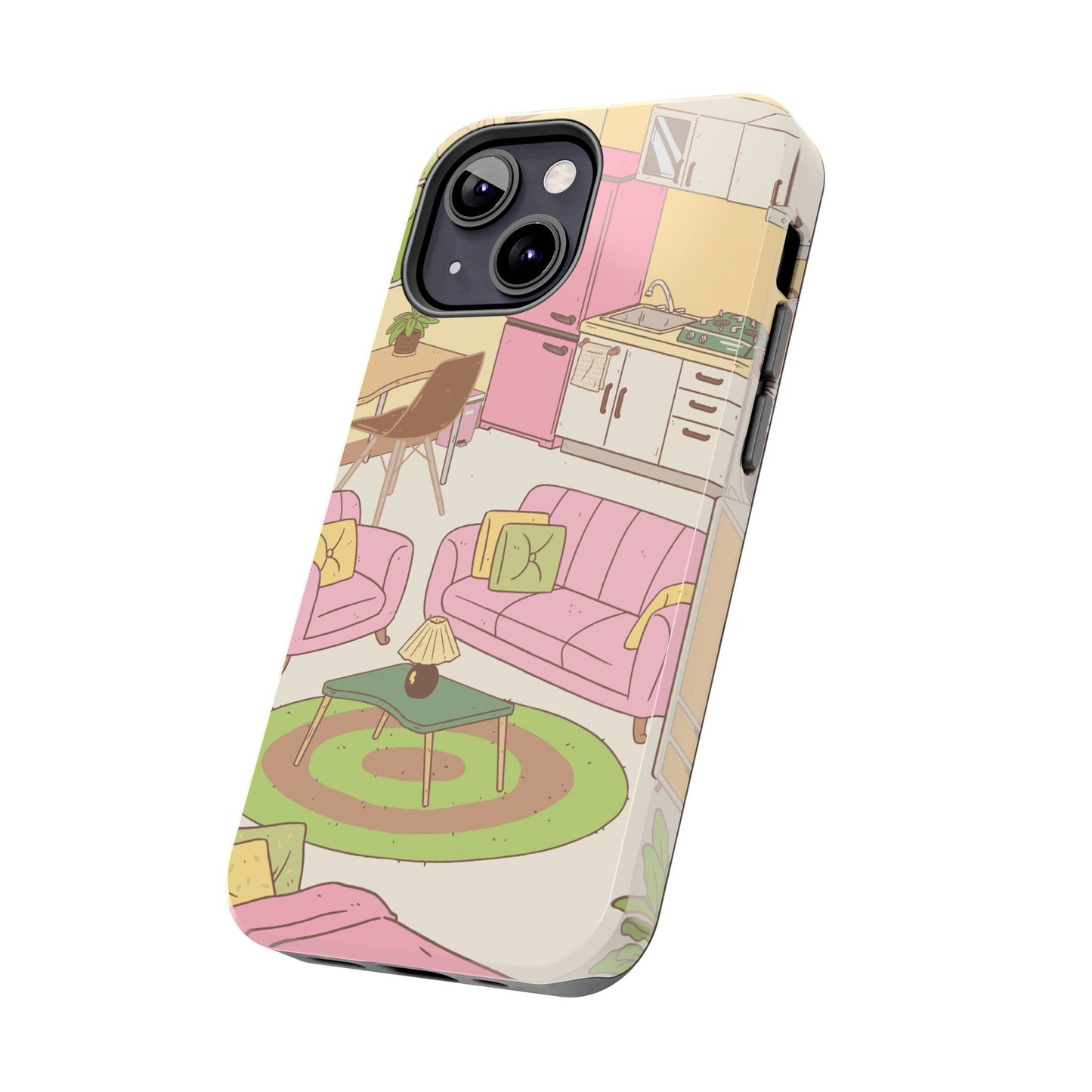 Cozy Home Vibes Tough Phone Case | Fun Living Room Design