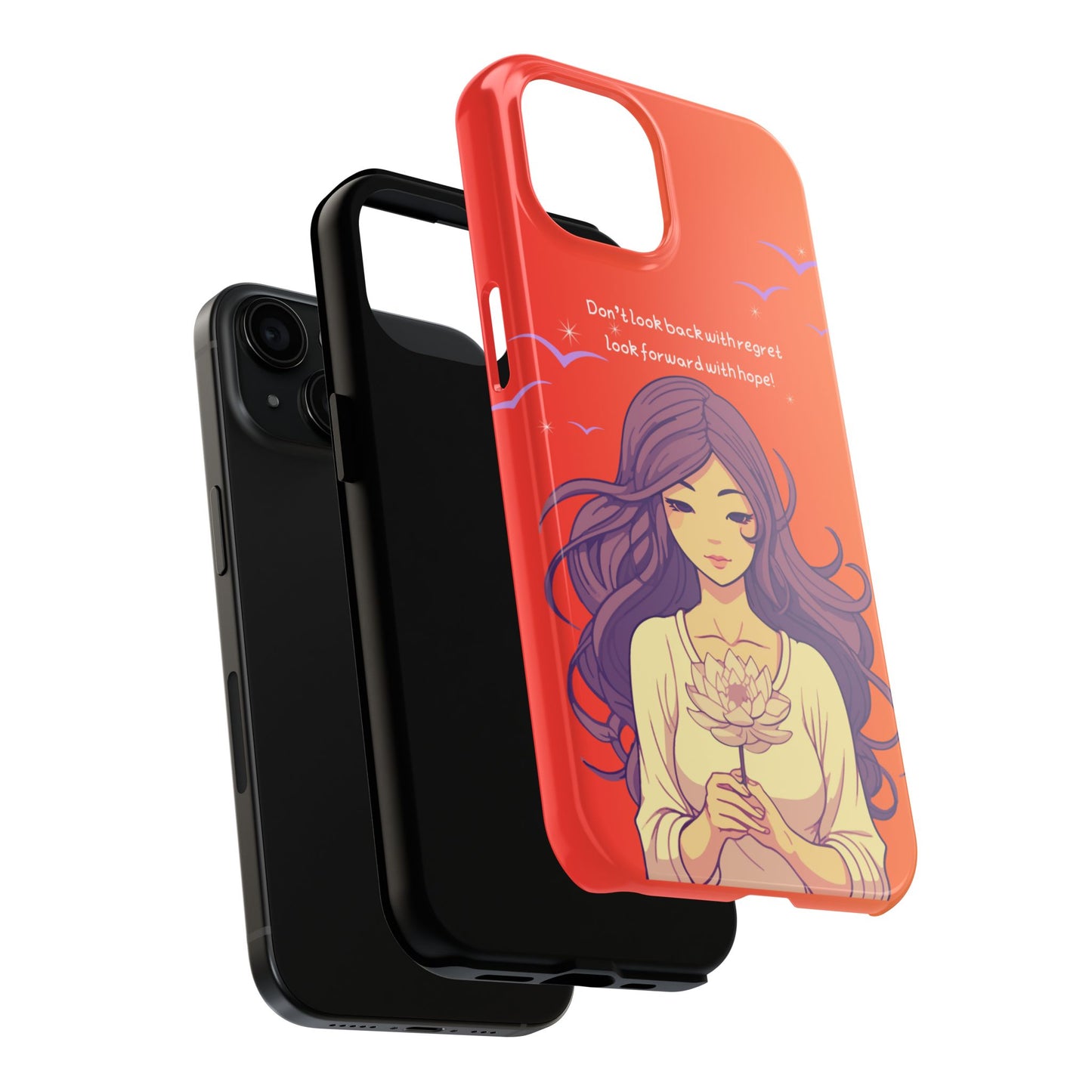 Inspirational Tough Phone Case - 'Look Forward with Hope' Design