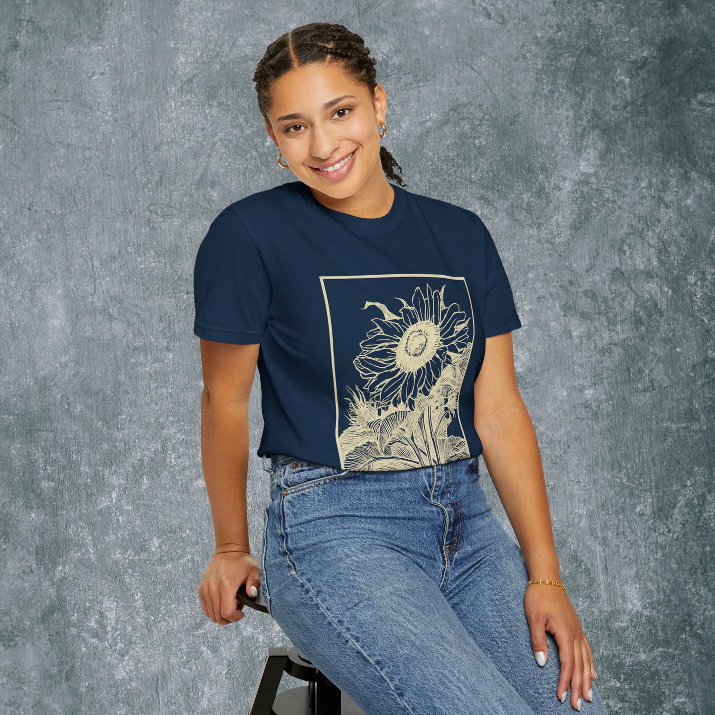 Homeland Floral Unisex Garment-Dyed T-Shirt