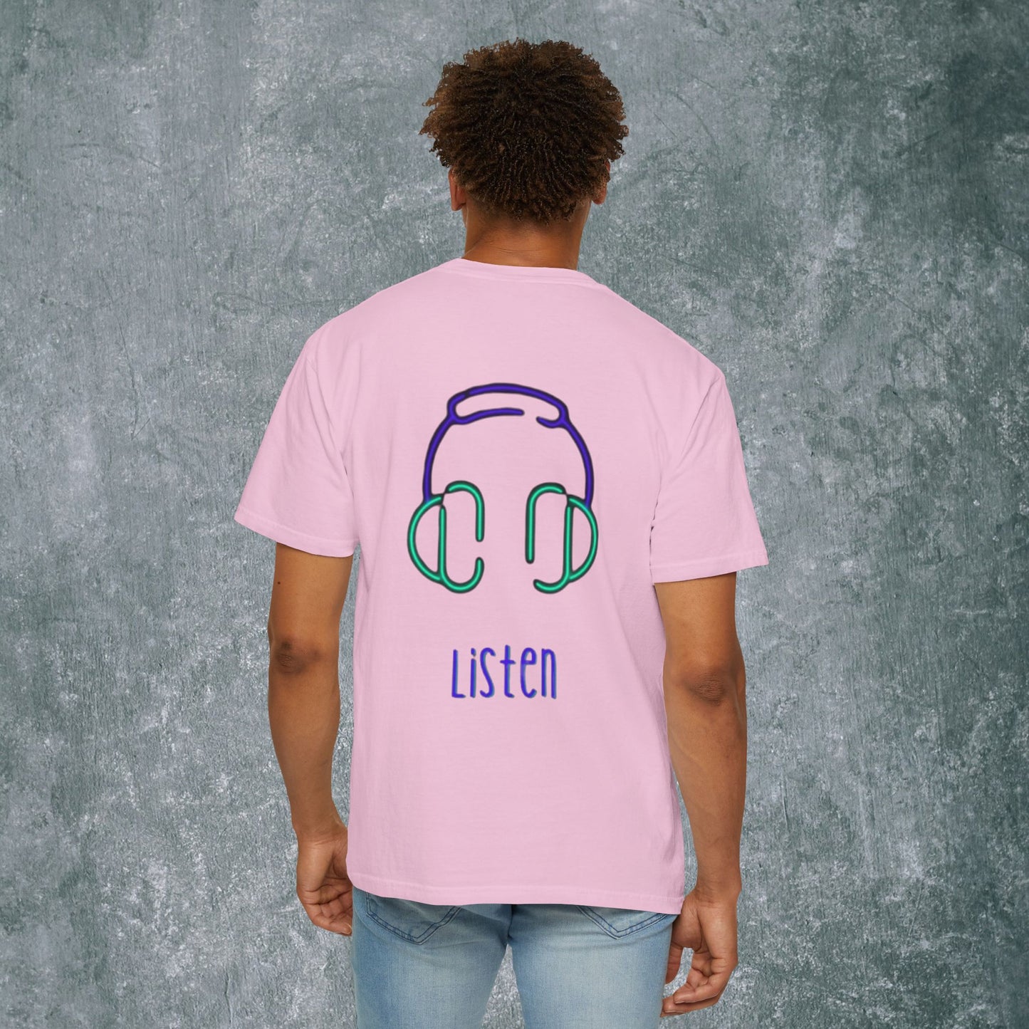 Sound Up T-Shirt for Music Lovers - With Back Print