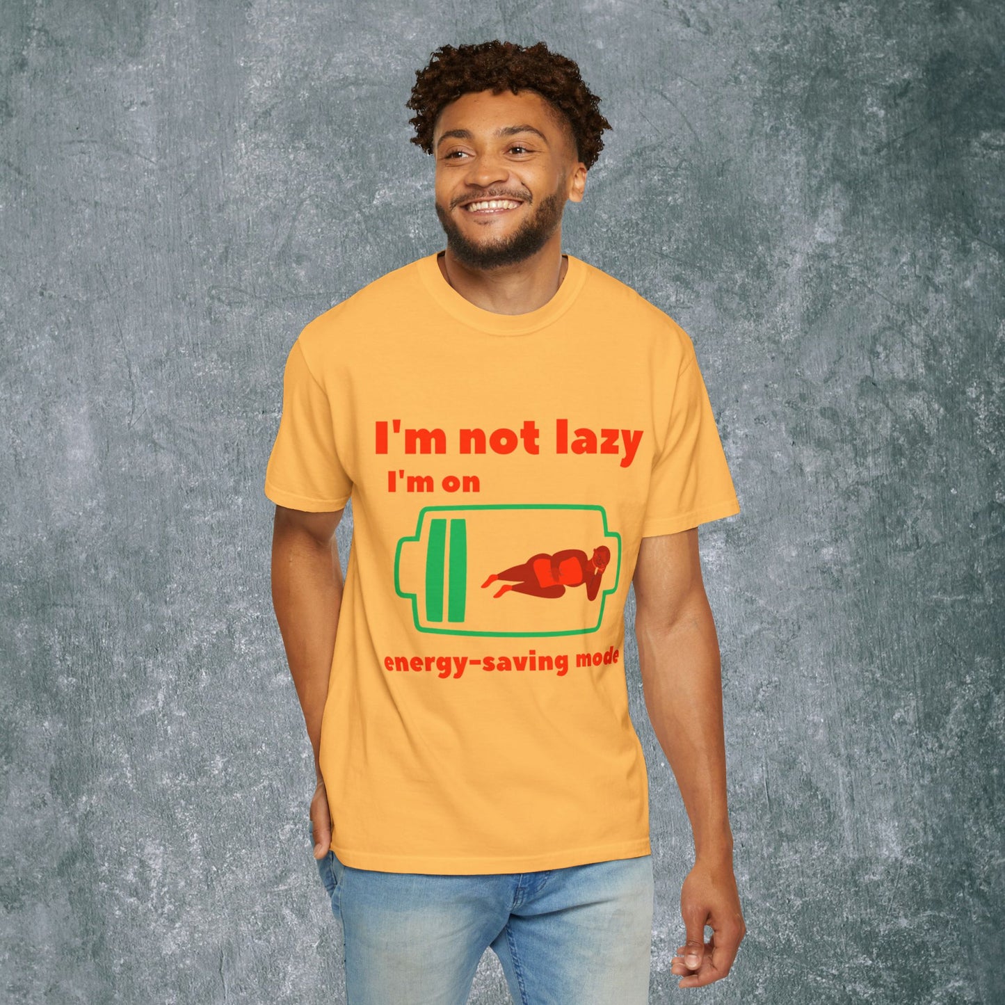 Unisex Energy-Saving Mode T-Shirt - Perfect for Lazy Days!