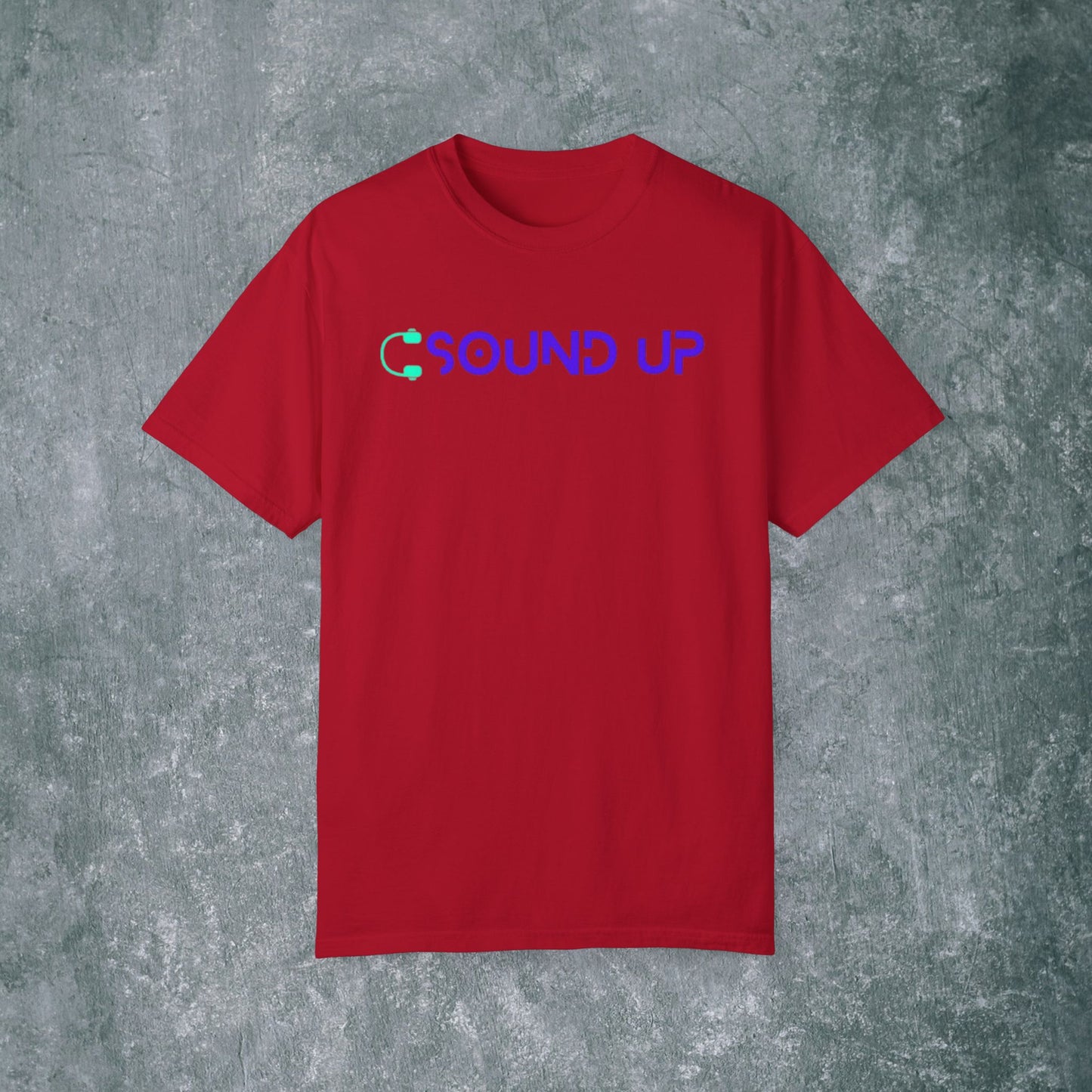 Sound Up T-Shirt for Music Lovers - With Back Print