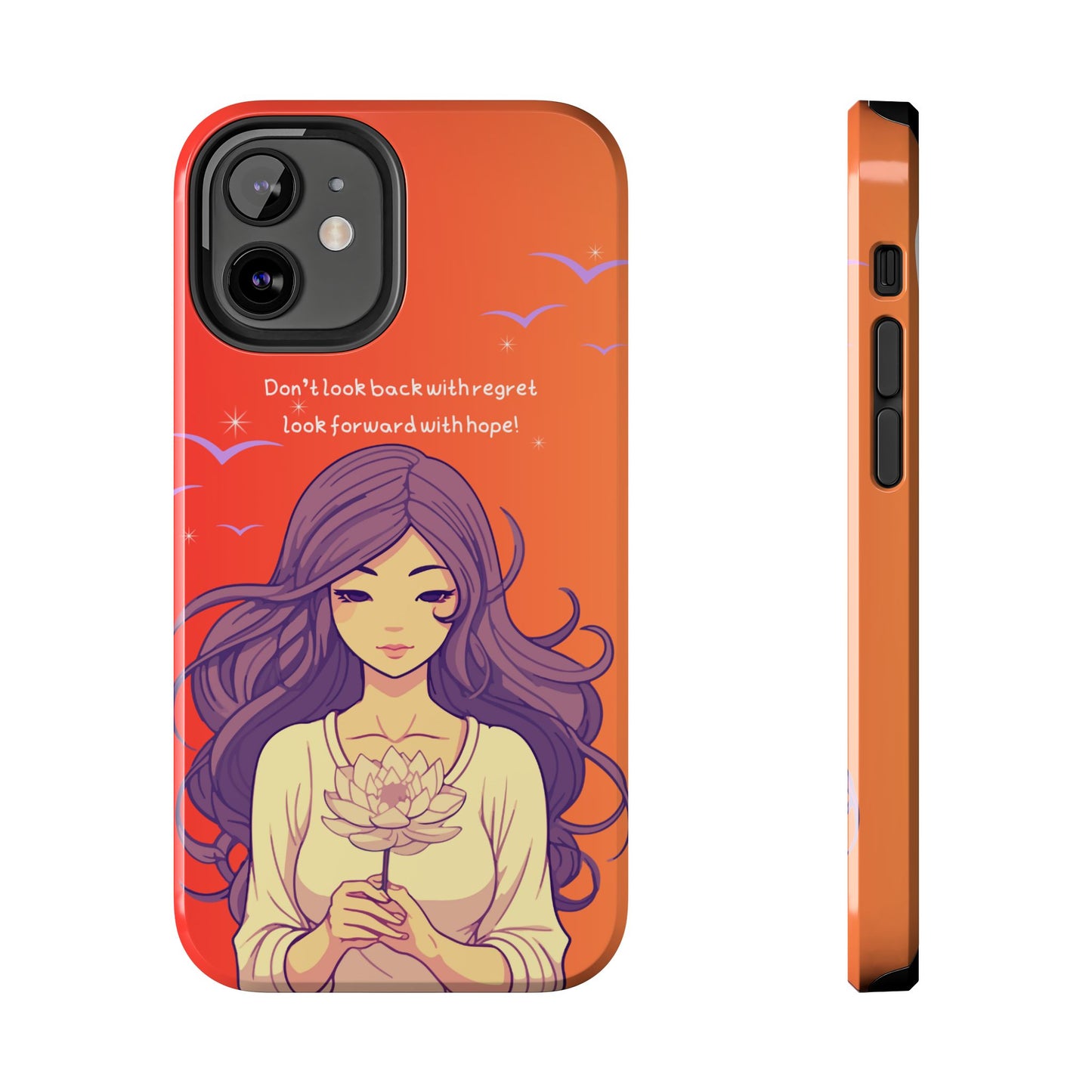 Inspirational Tough Phone Case - 'Look Forward with Hope' Design