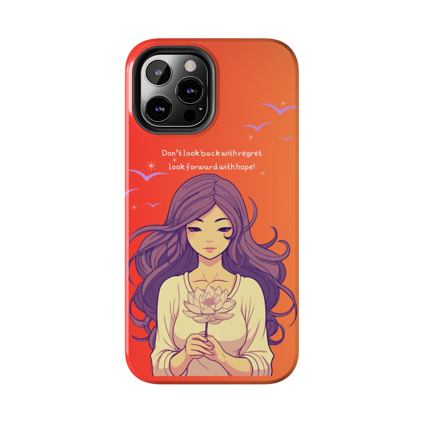 Inspirational Tough Phone Case - 'Look Forward with Hope' Design