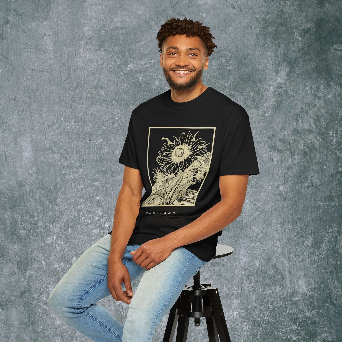 Homeland Floral Unisex Garment-Dyed T-Shirt