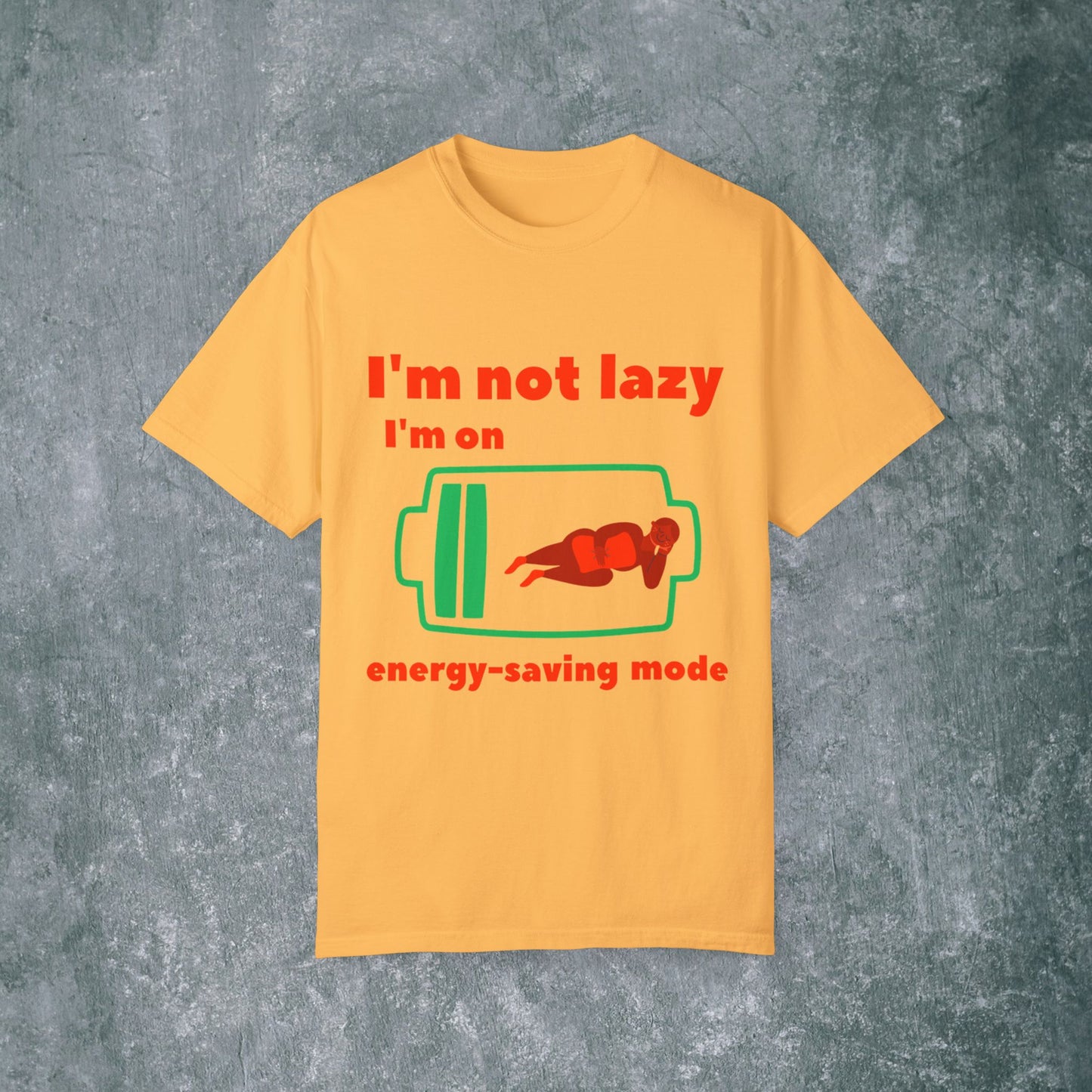 Unisex Energy-Saving Mode T-Shirt - Perfect for Lazy Days!