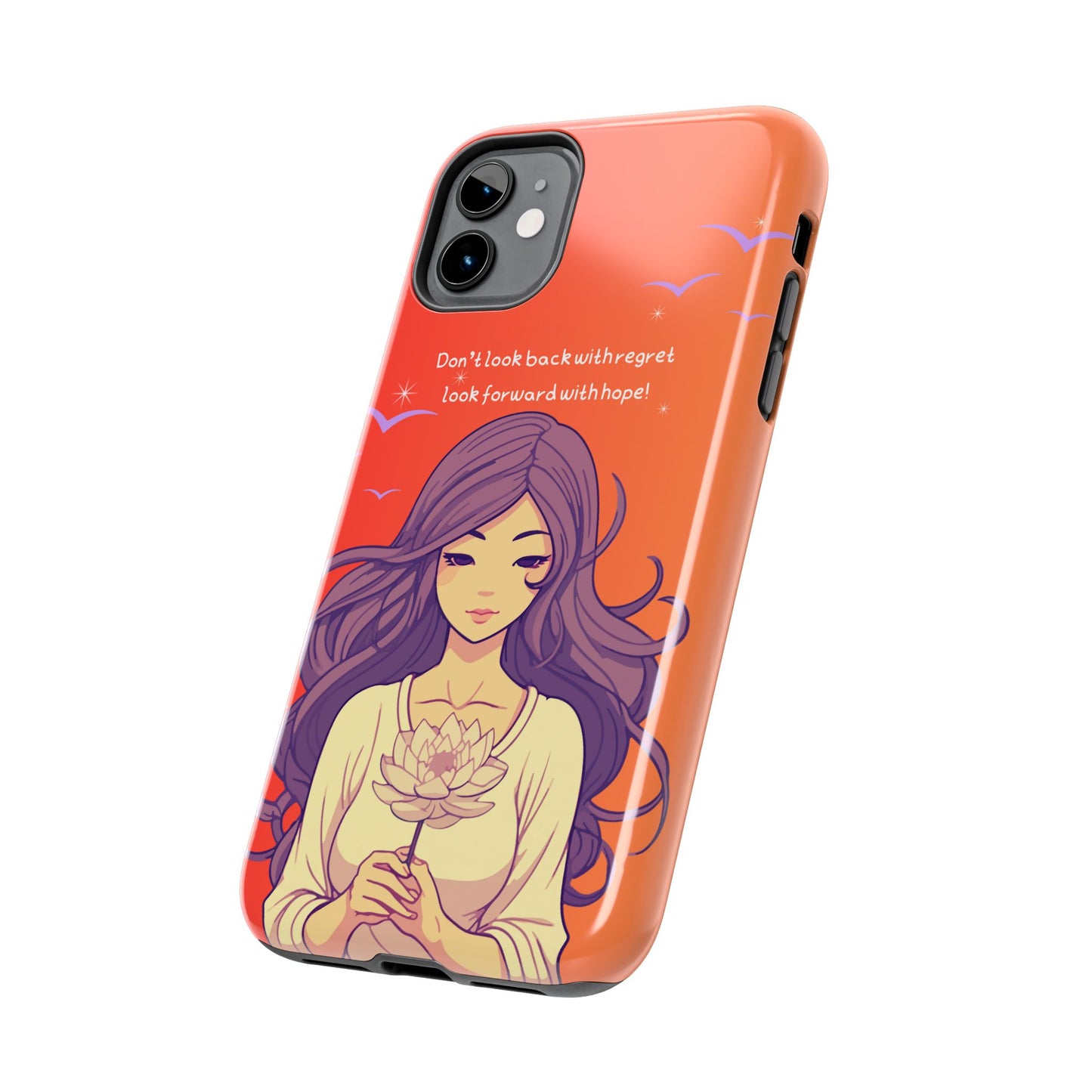 Inspirational Tough Phone Case - 'Look Forward with Hope' Design