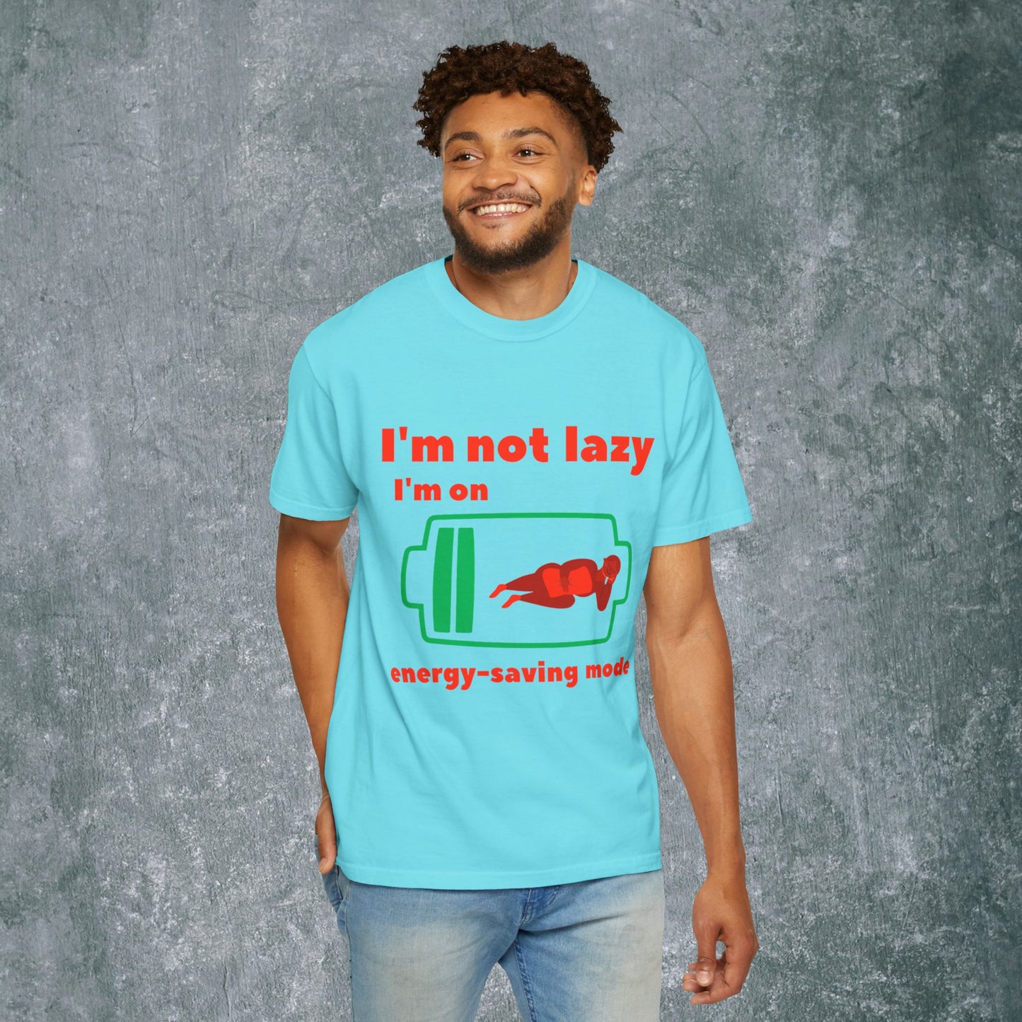 Unisex Energy-Saving Mode T-Shirt - Perfect for Lazy Days!