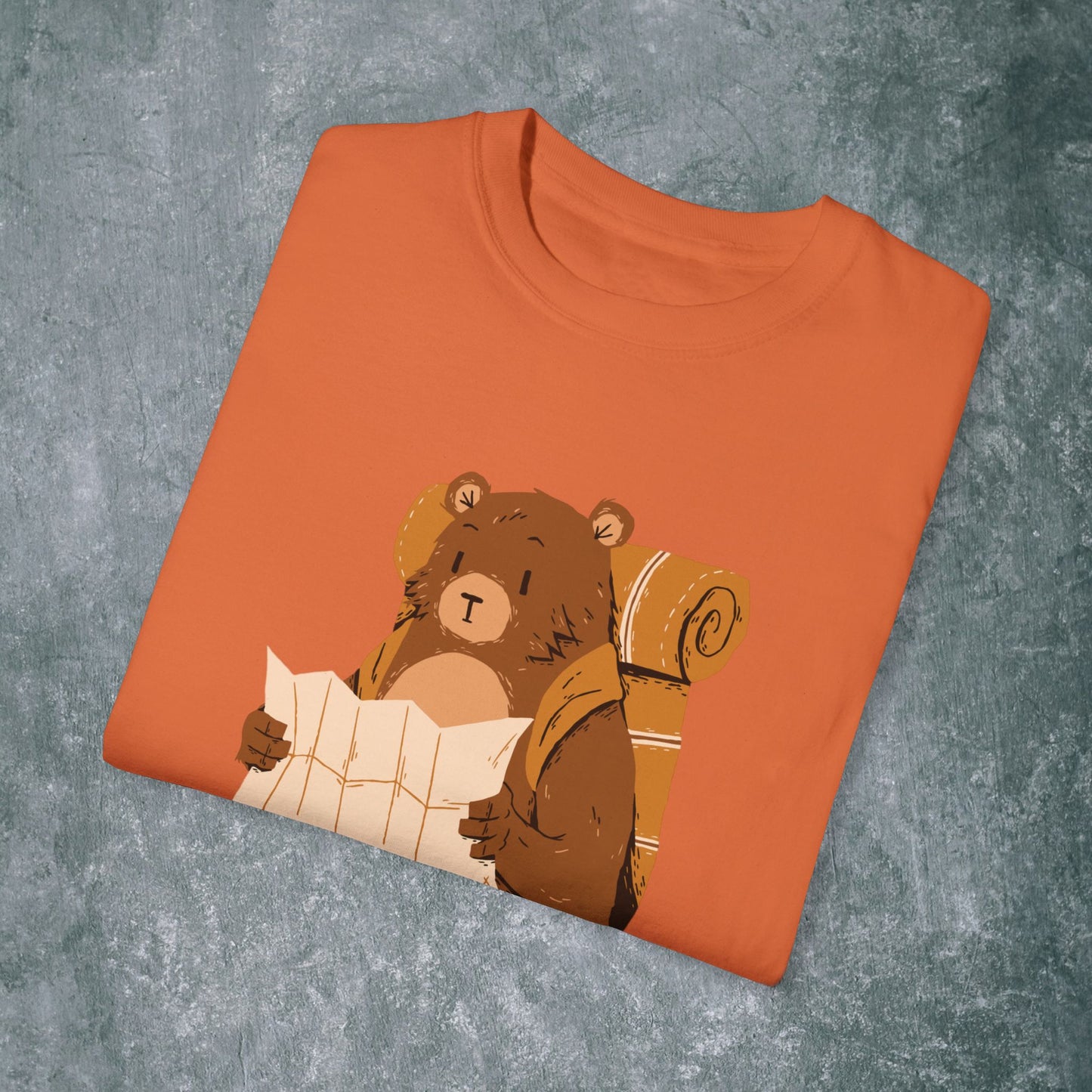 Explore Bear Unisex Garment-Dyed T-Shirt