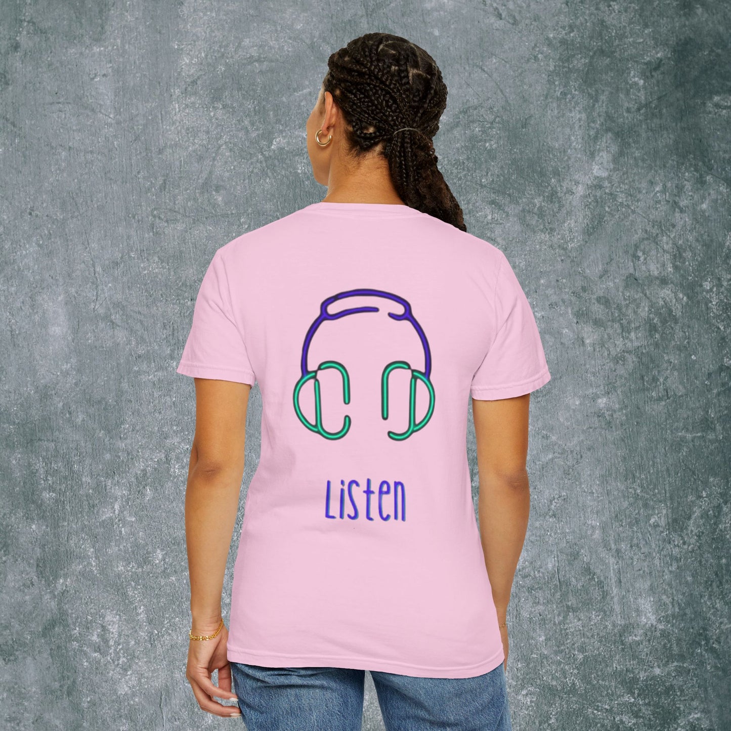 Sound Up T-Shirt for Music Lovers - With Back Print