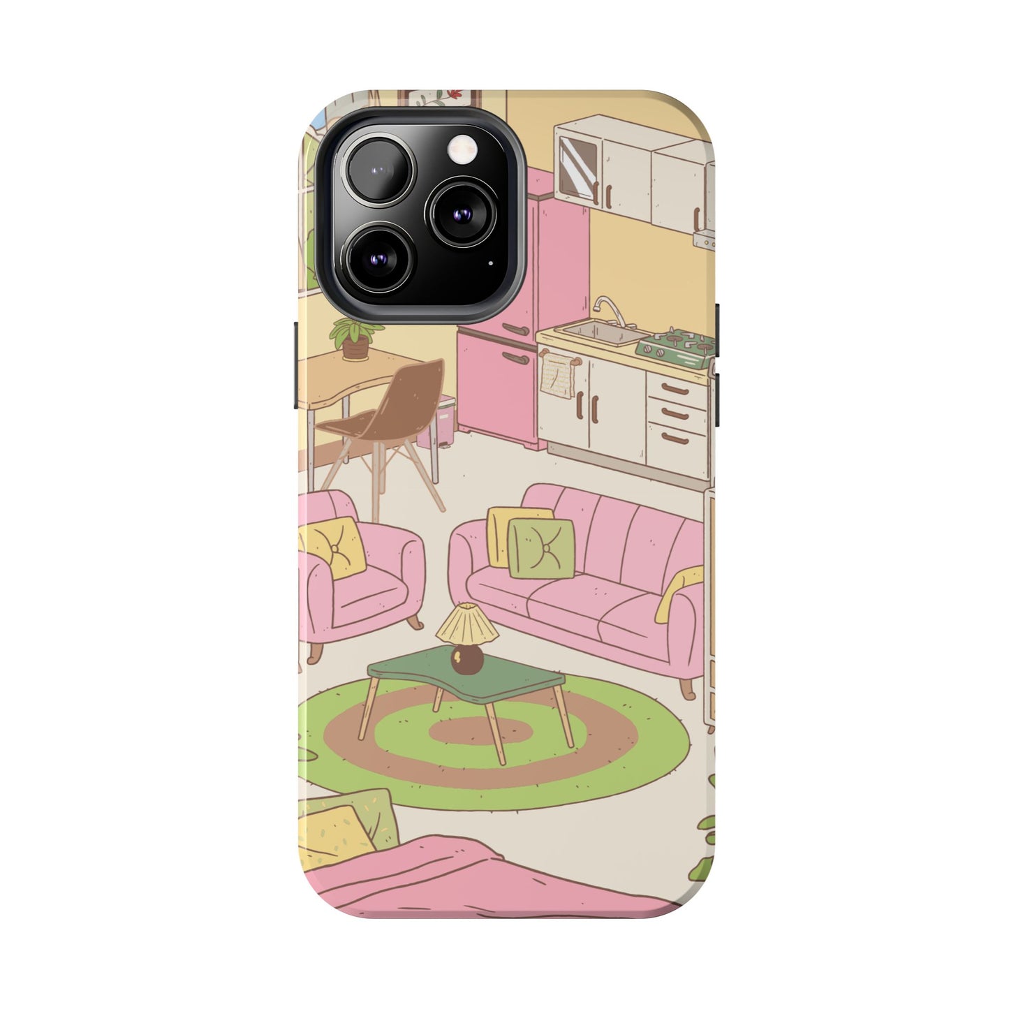Cozy Home Vibes Tough Phone Case | Fun Living Room Design