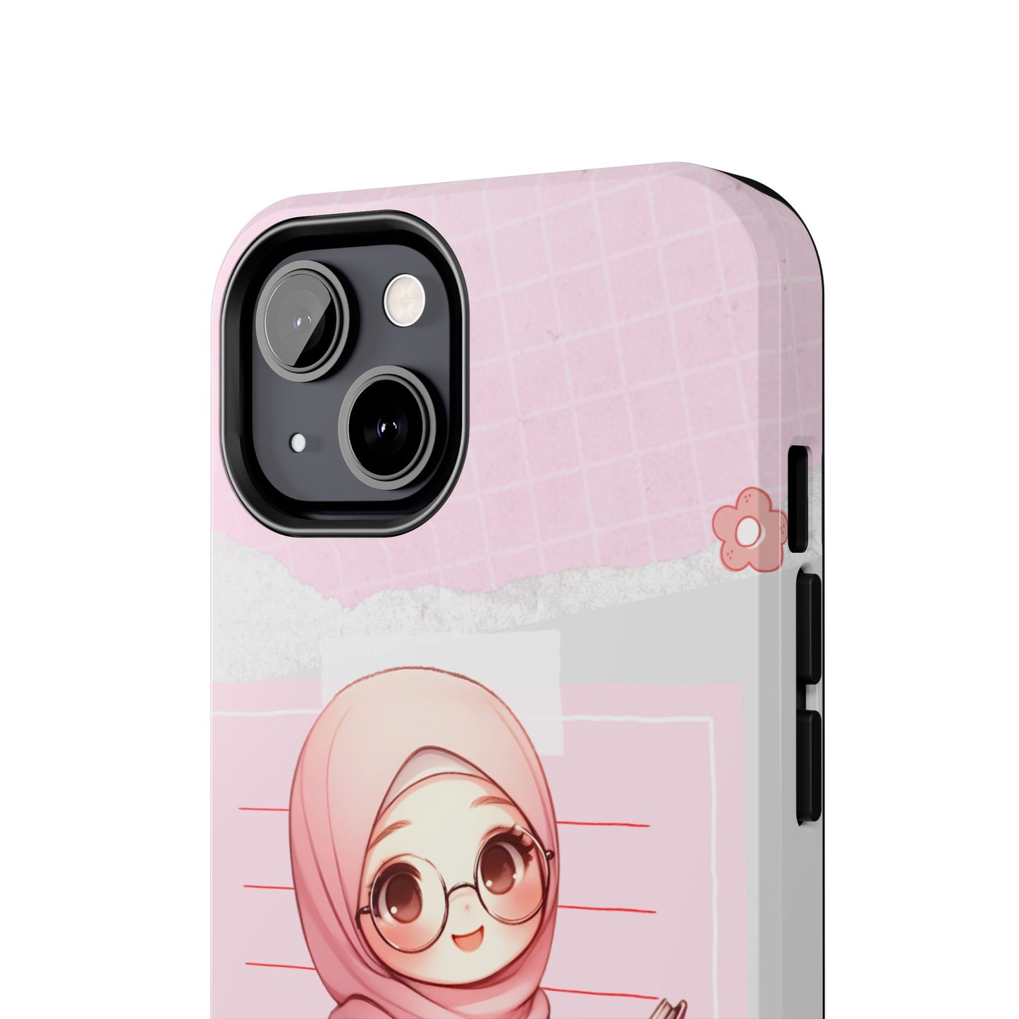 Cute Illustrated Phone Case for Girls - Stylish Tough Phone Cases with Floral Design