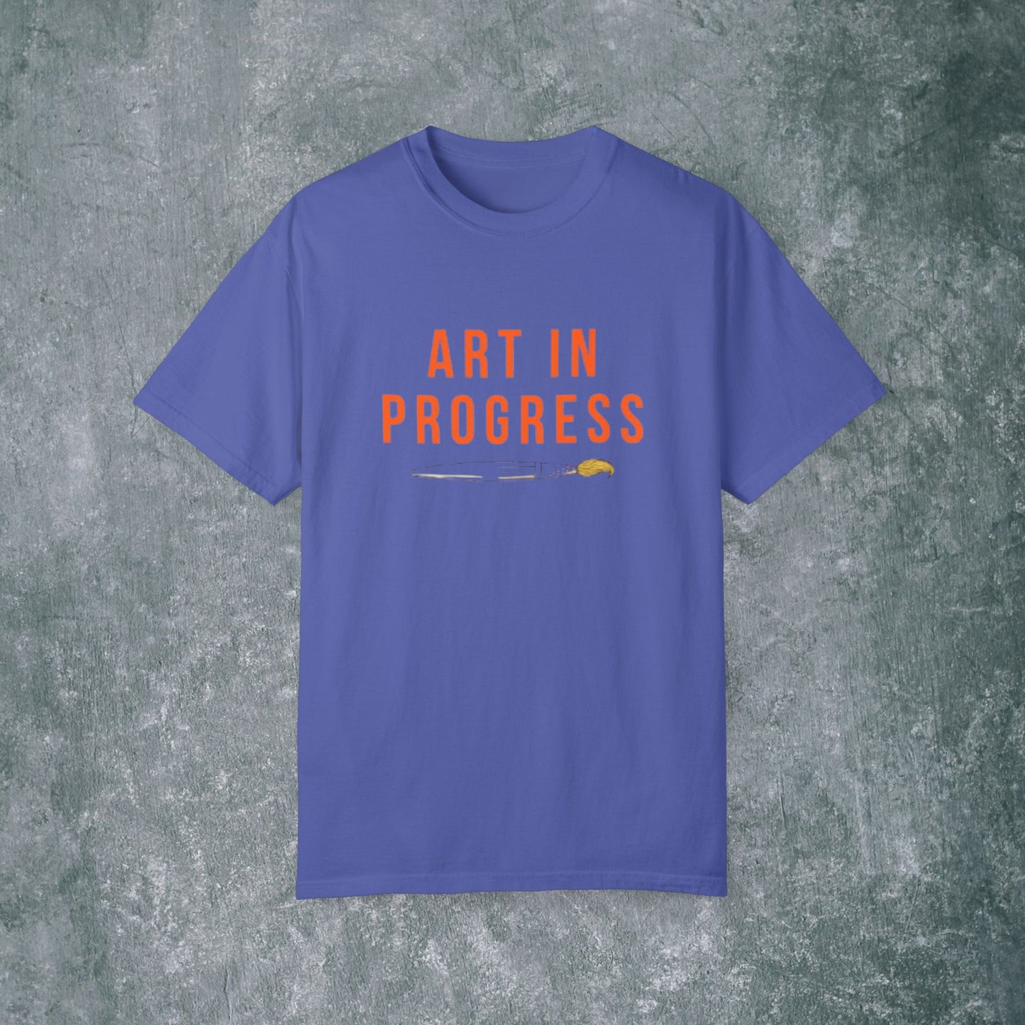 Art in Progress T-Shirt - Creative Expression Tee - With Back Print