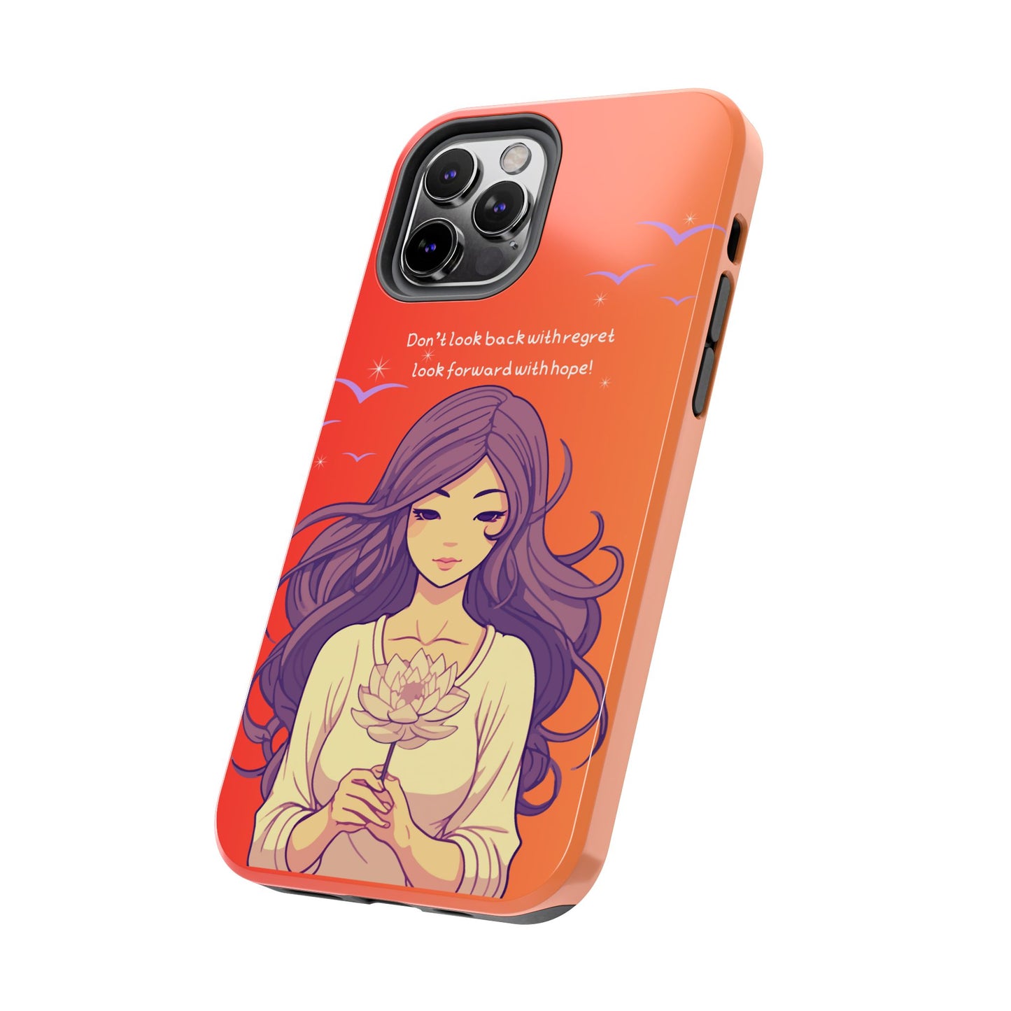 Inspirational Tough Phone Case - 'Look Forward with Hope' Design