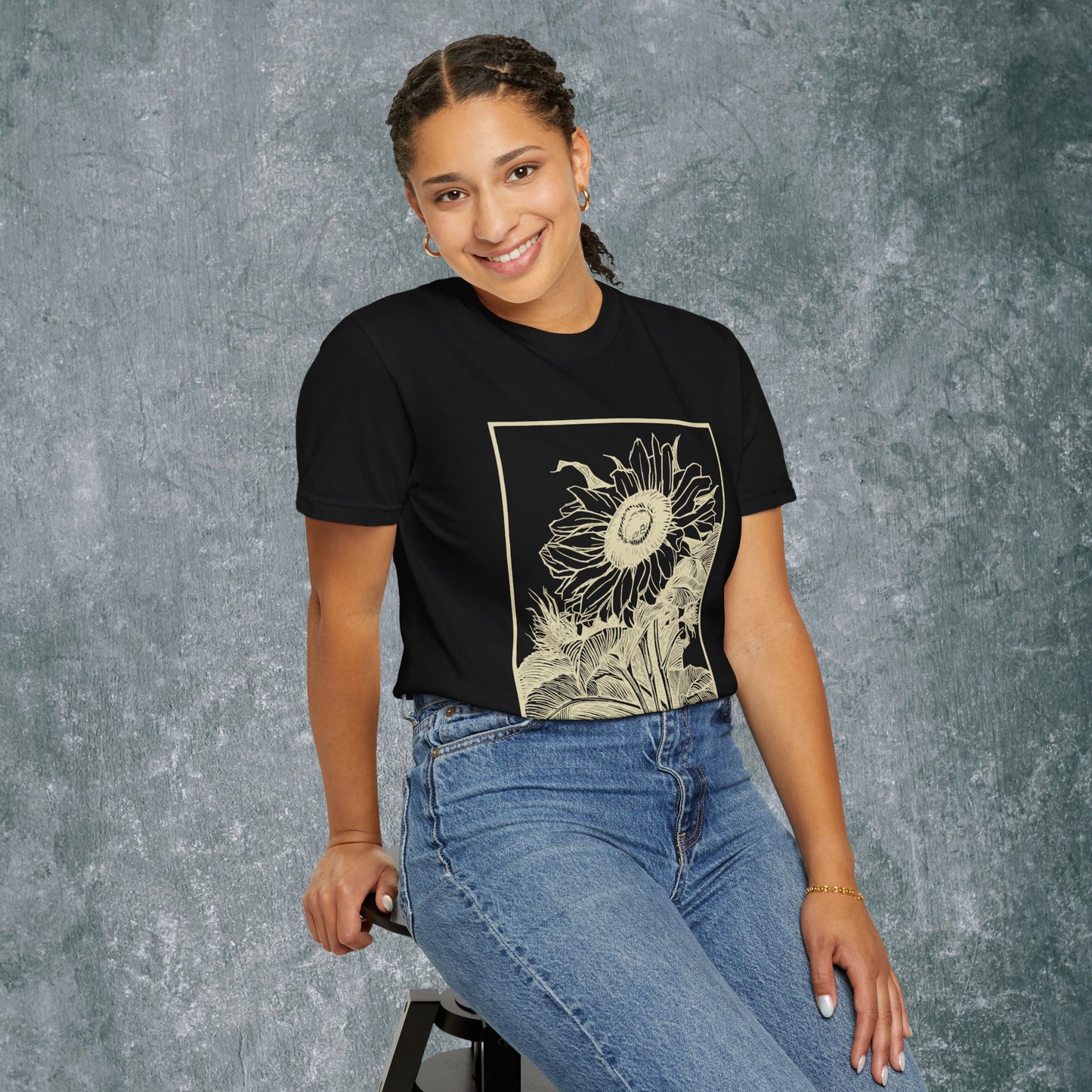 Homeland Floral Unisex Garment-Dyed T-Shirt