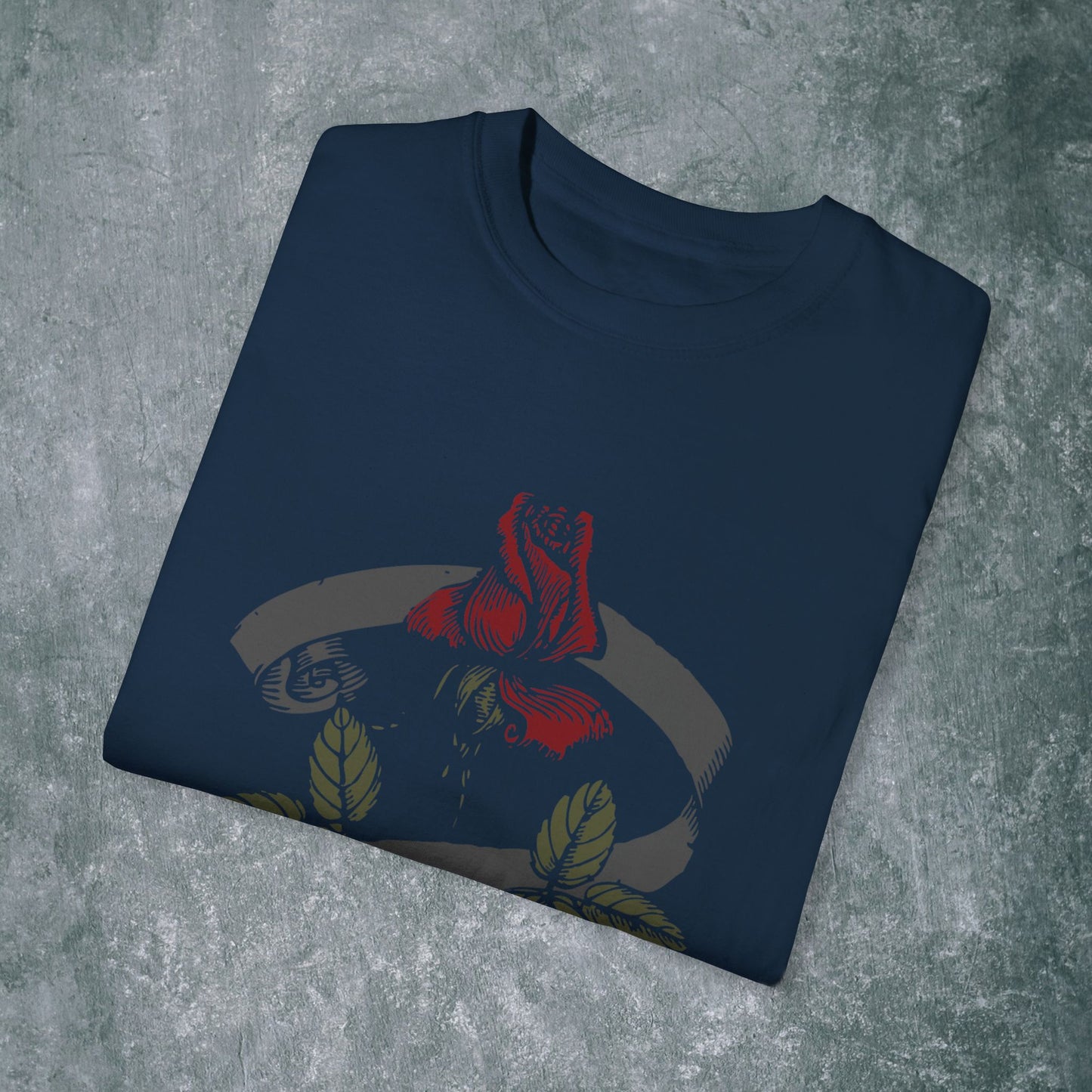 Floral Rose T-shirt - Vintage Vibes for Nature Lovers