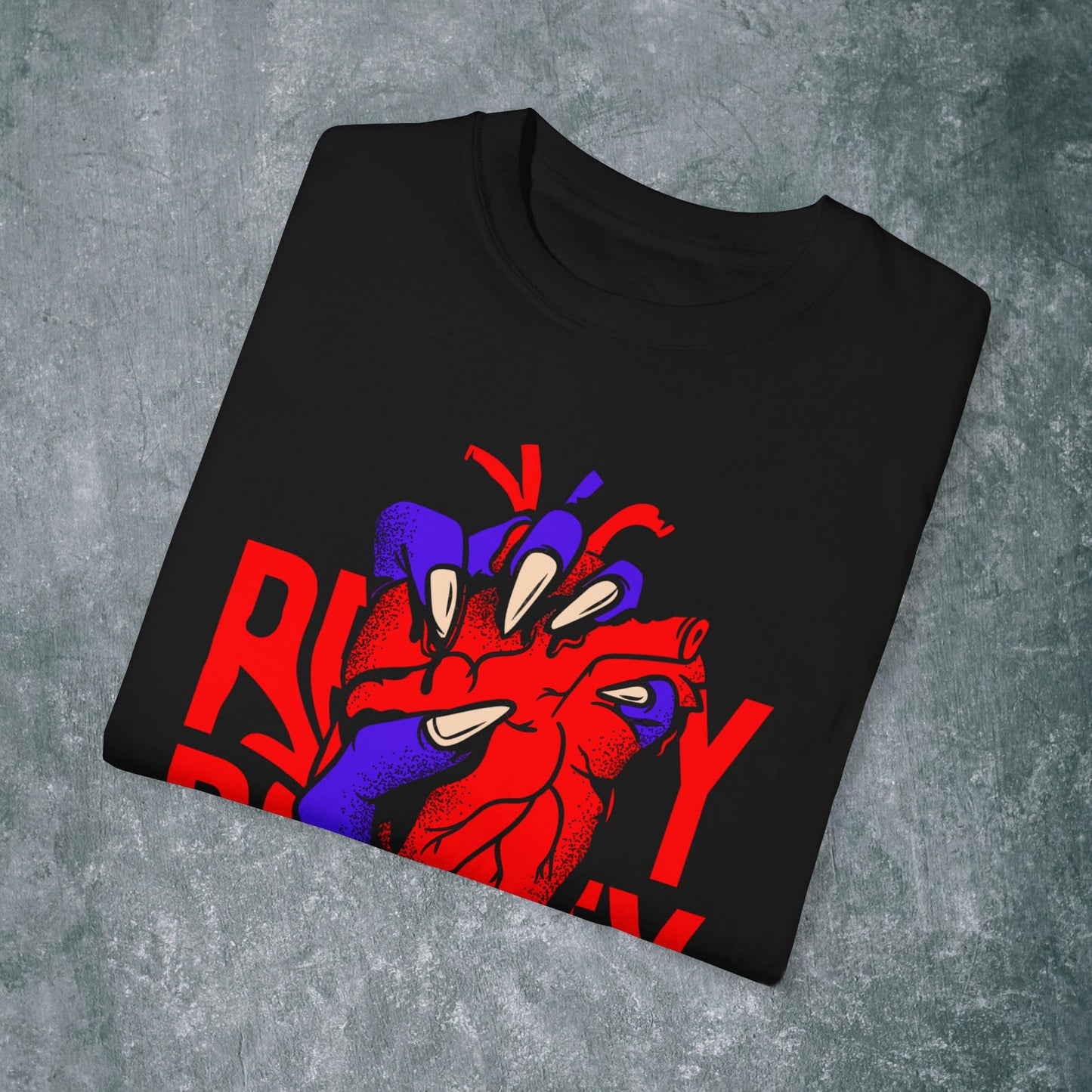 Vibrant Heart Unisex Garment-Dyed T-Shirt