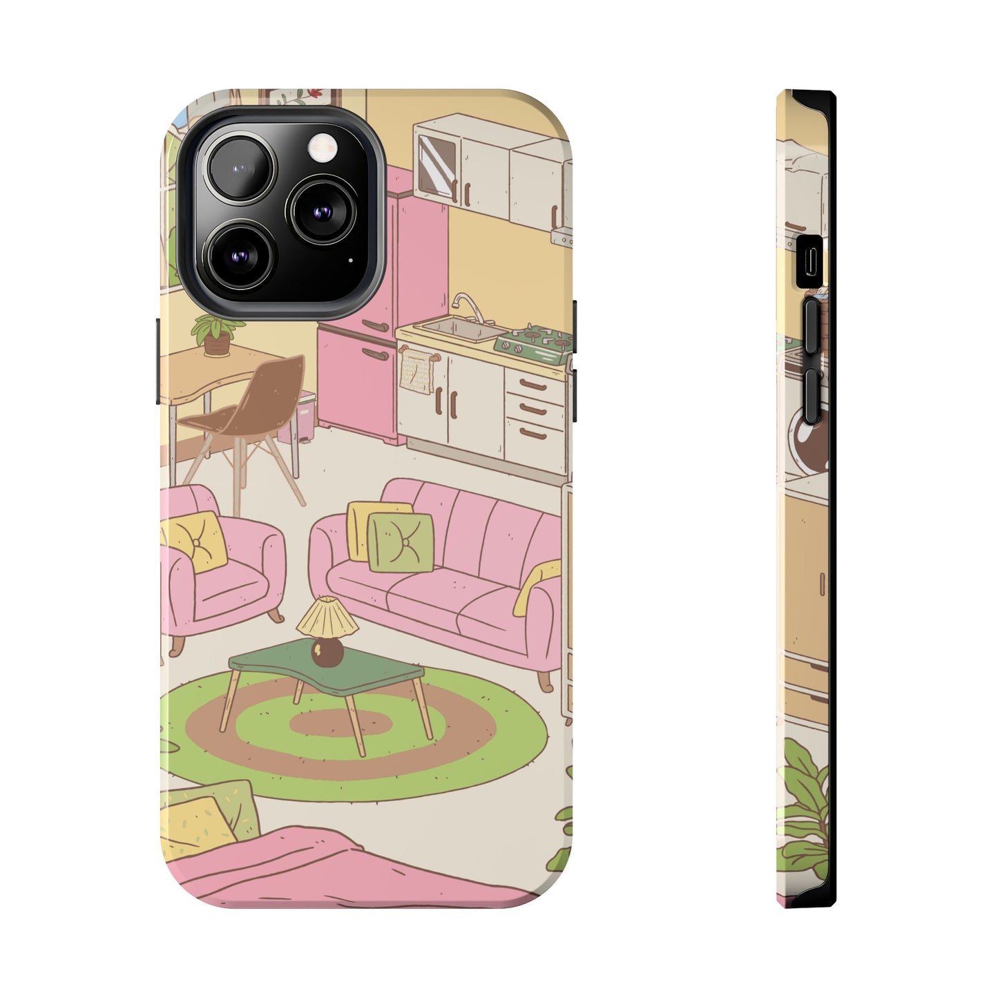 Cozy Home Vibes Tough Phone Case | Fun Living Room Design