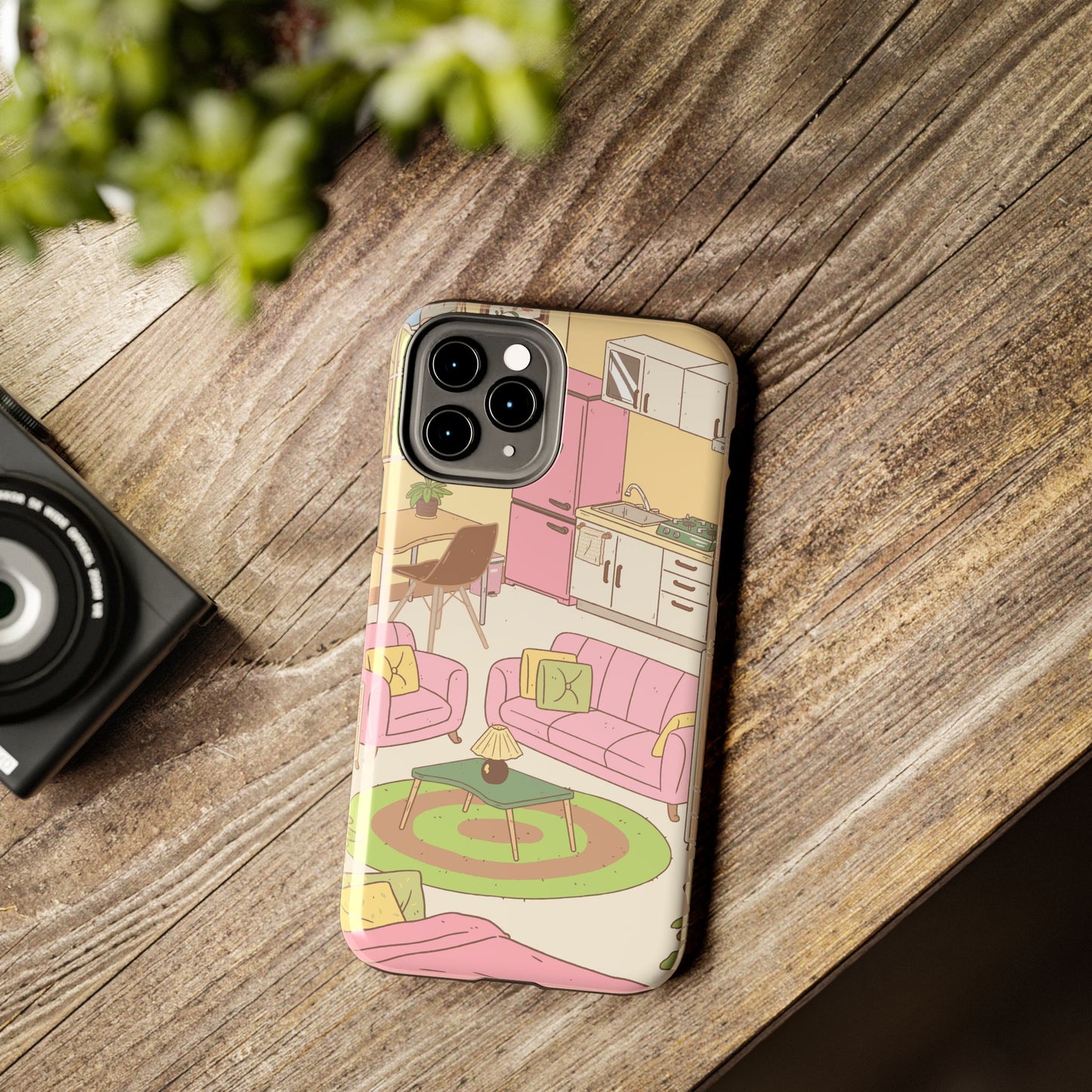 Cozy Home Vibes Tough Phone Case | Fun Living Room Design