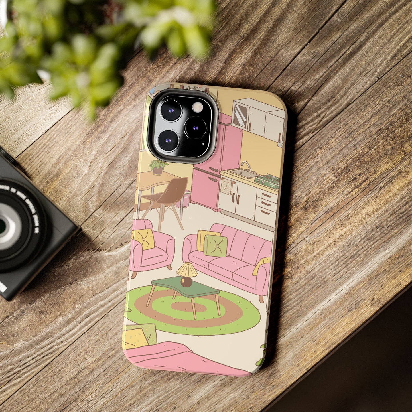 Cozy Home Vibes Tough Phone Case | Fun Living Room Design