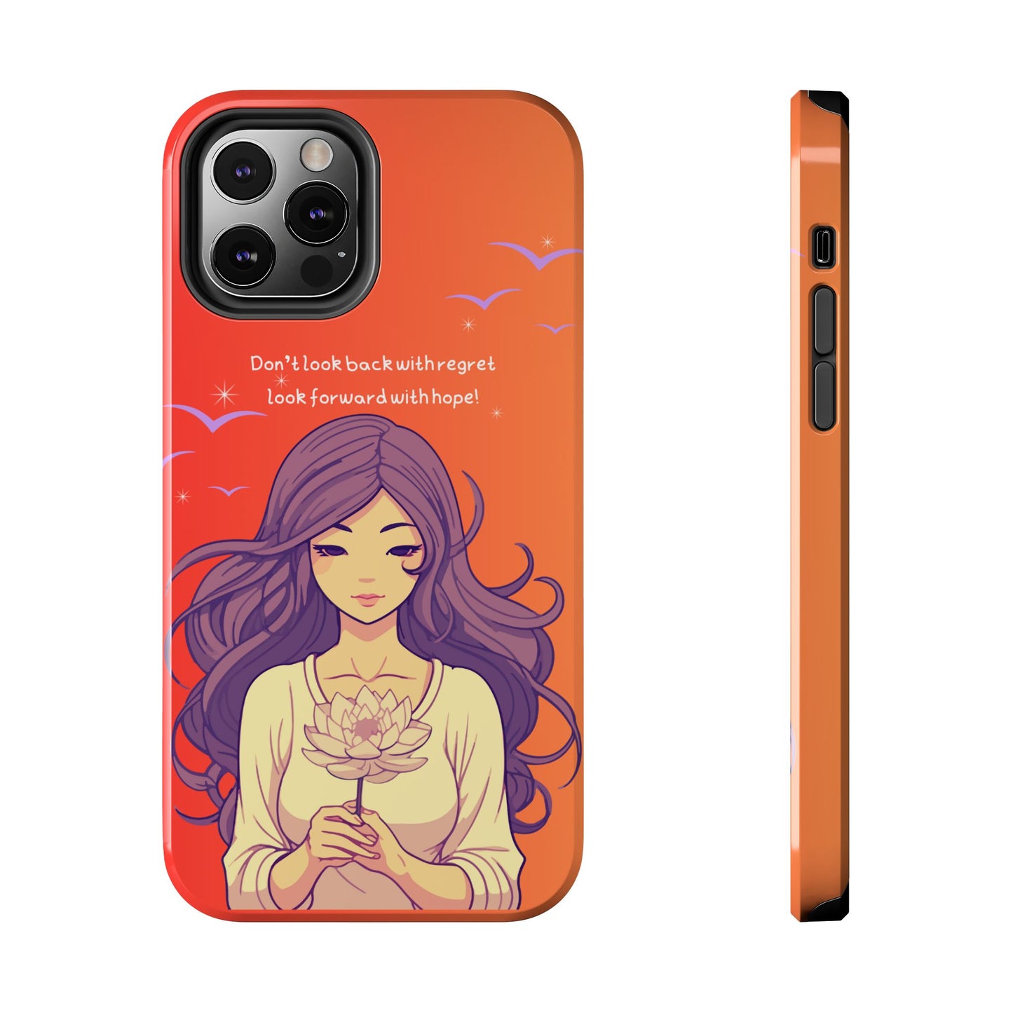 Inspirational Tough Phone Case - 'Look Forward with Hope' Design