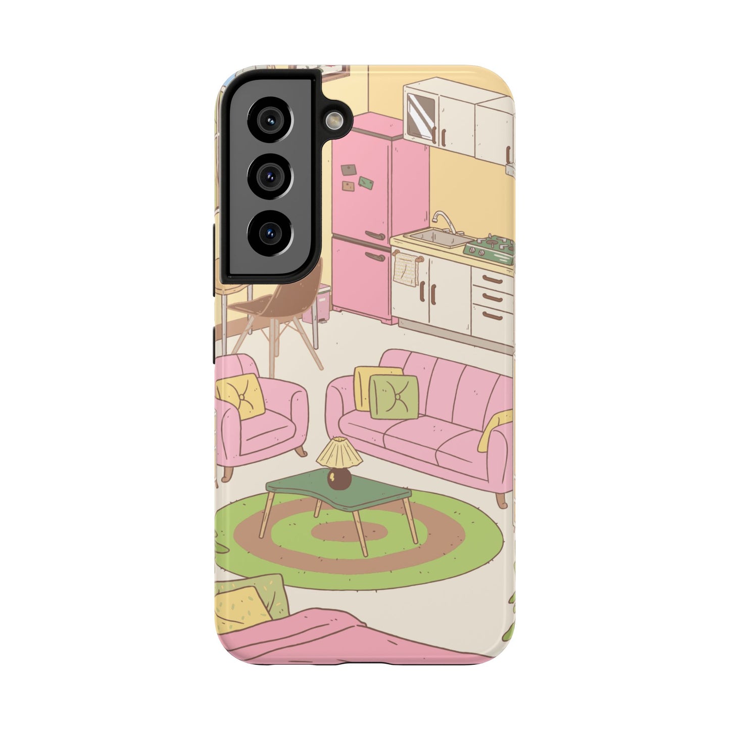 Cozy Home Vibes Tough Phone Case | Fun Living Room Design