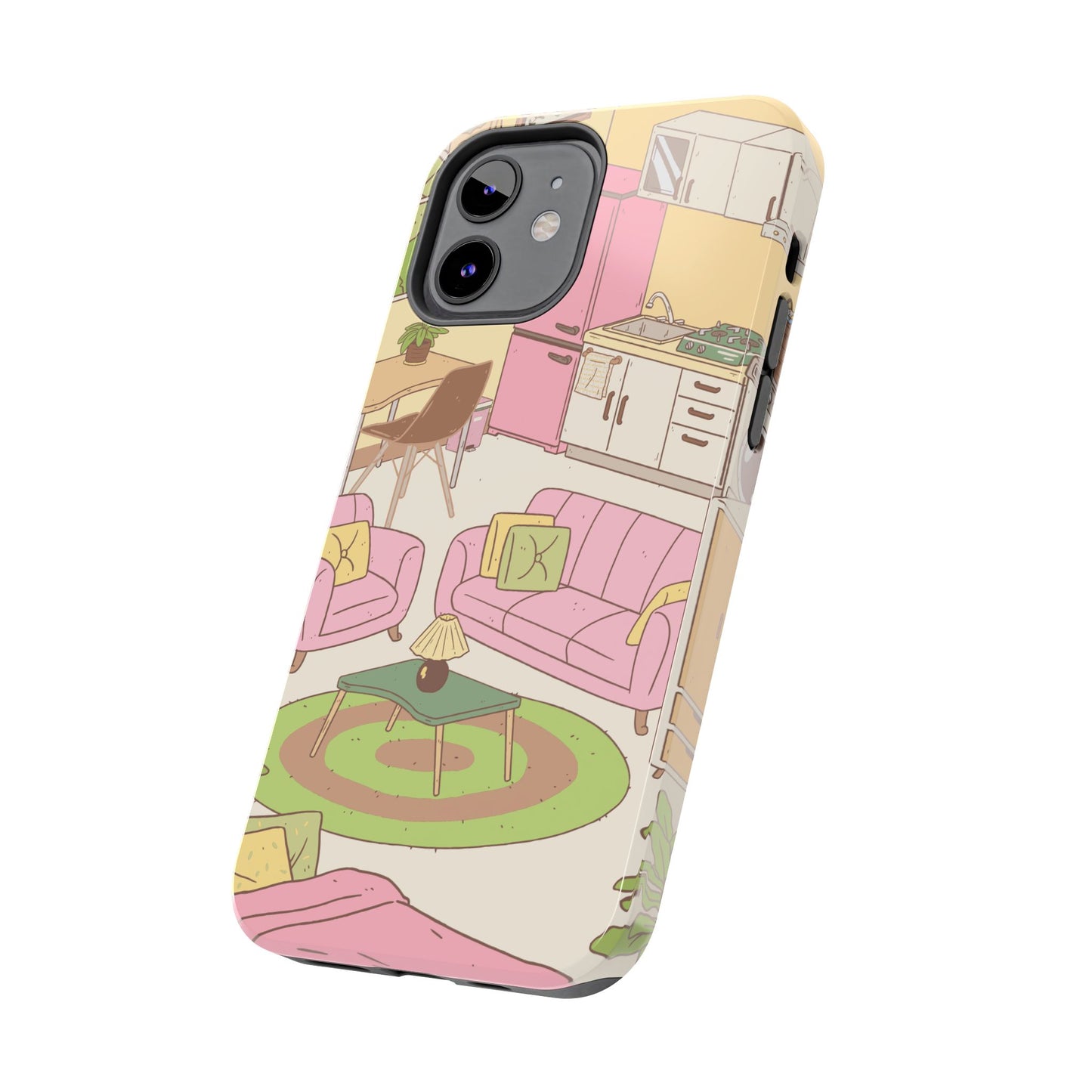 Cozy Home Vibes Tough Phone Case | Fun Living Room Design