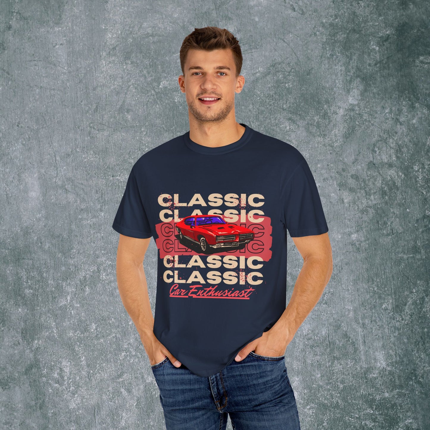Classic Car Enthusiast Unisex Garment-Dyed T-Shirt