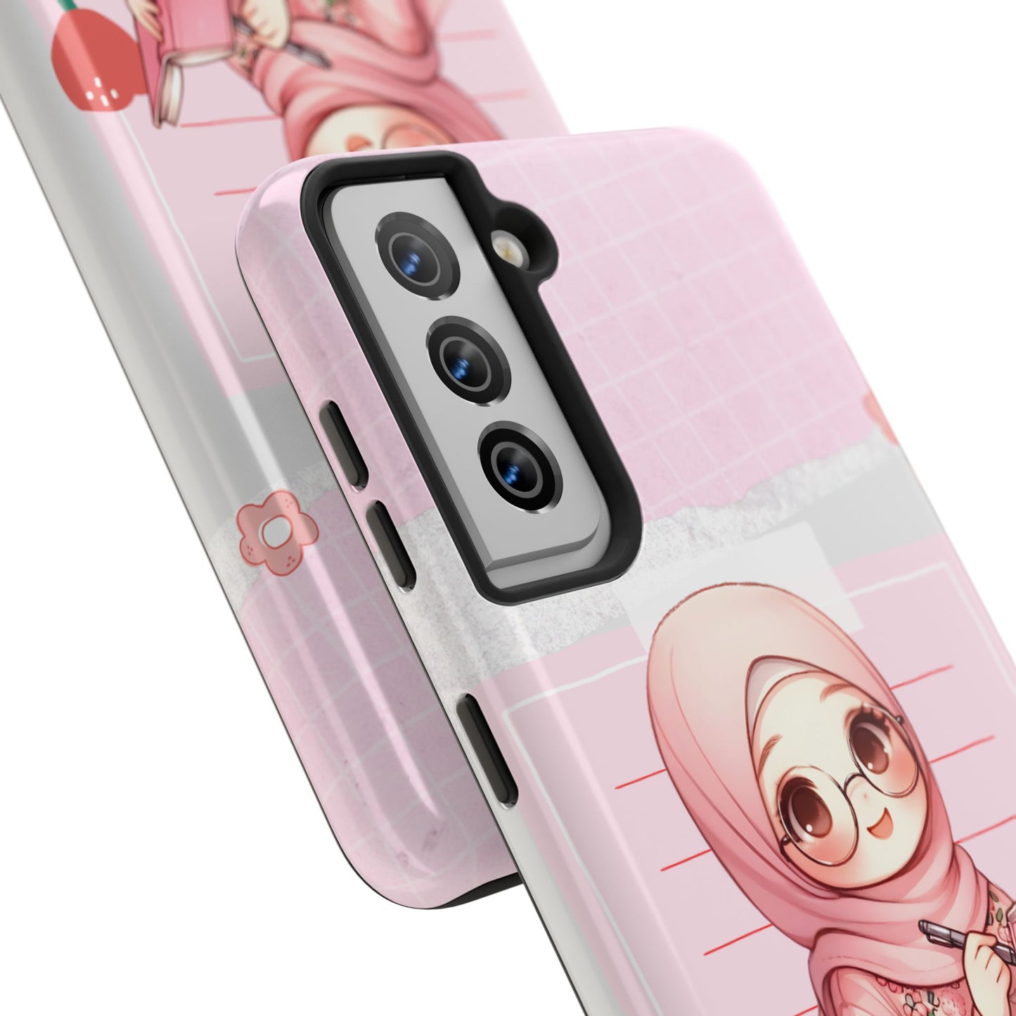Cute Illustrated Phone Case for Girls - Stylish Tough Phone Cases with Floral Design