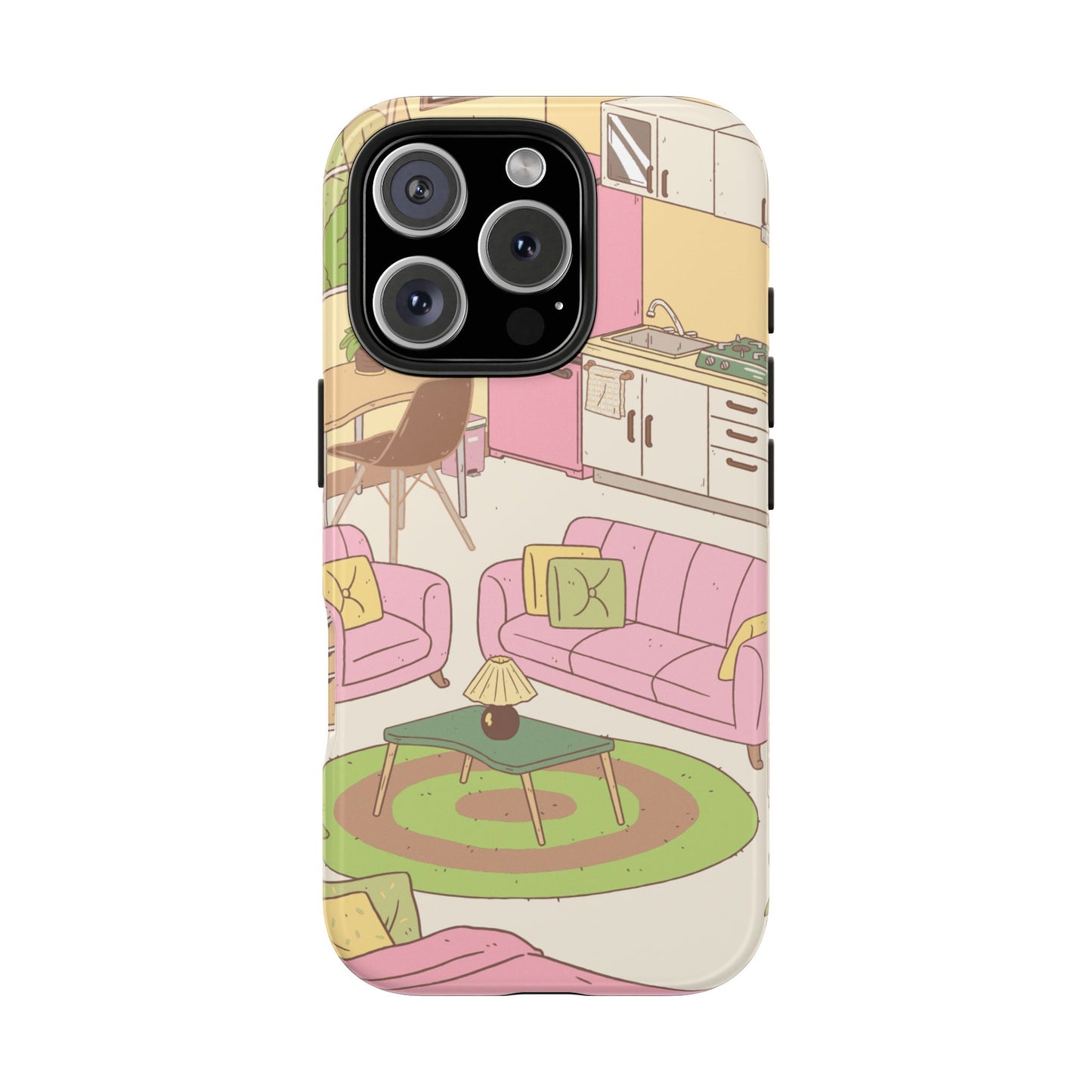 Cozy Home Vibes Tough Phone Case | Fun Living Room Design