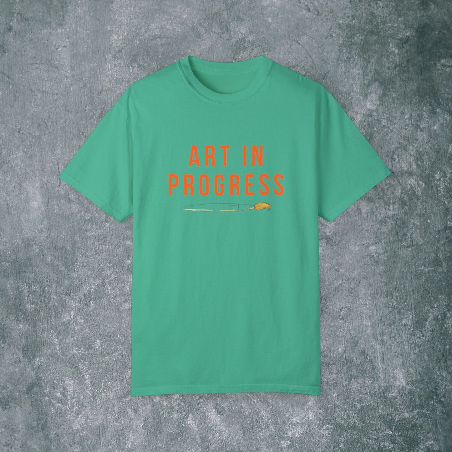 Art in Progress T-Shirt - Creative Expression Tee - With Back Print