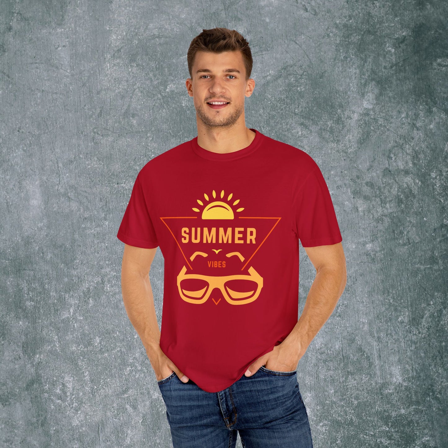 Summer Vibes Unisex Garment-Dyed T-Shirt