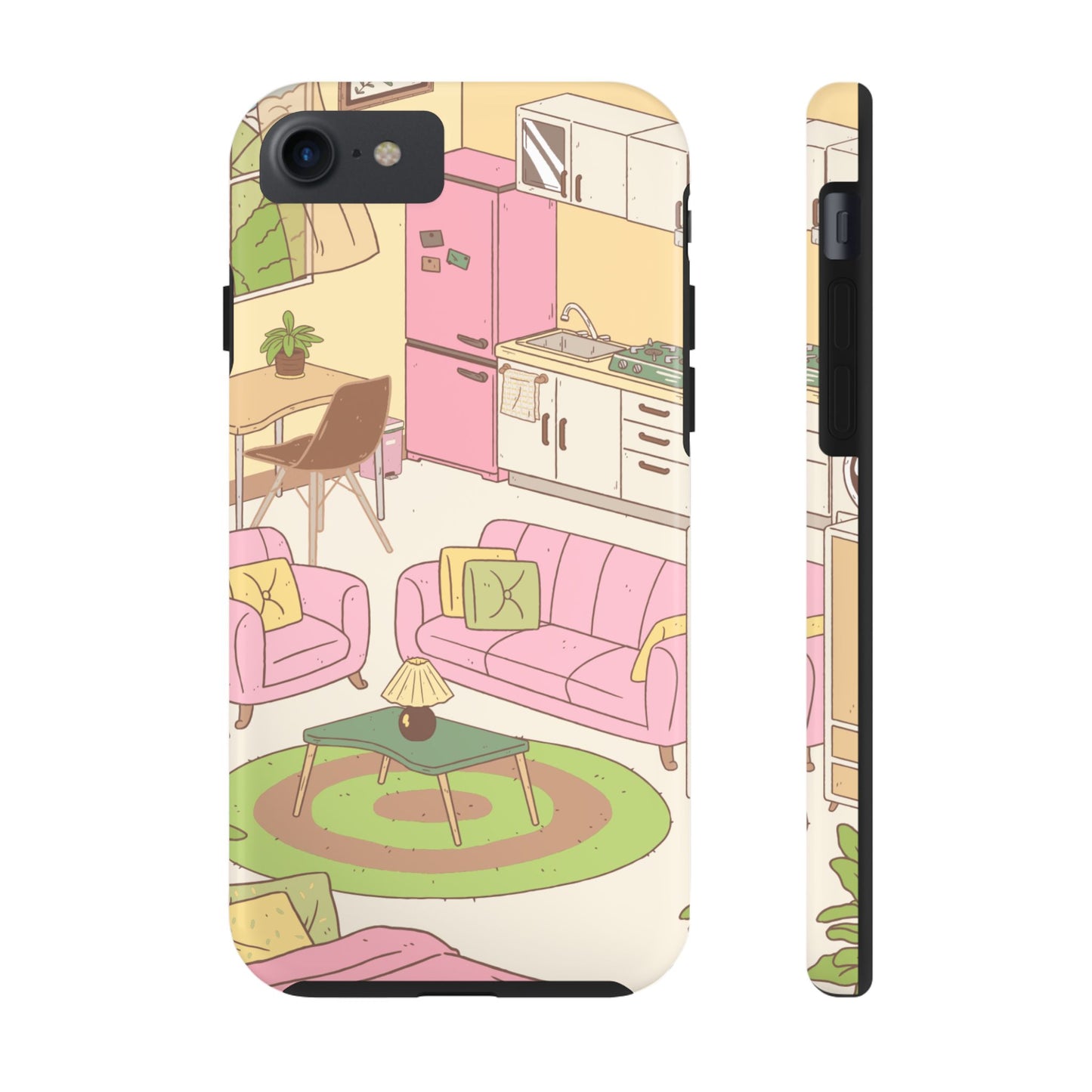 Cozy Home Vibes Tough Phone Case | Fun Living Room Design