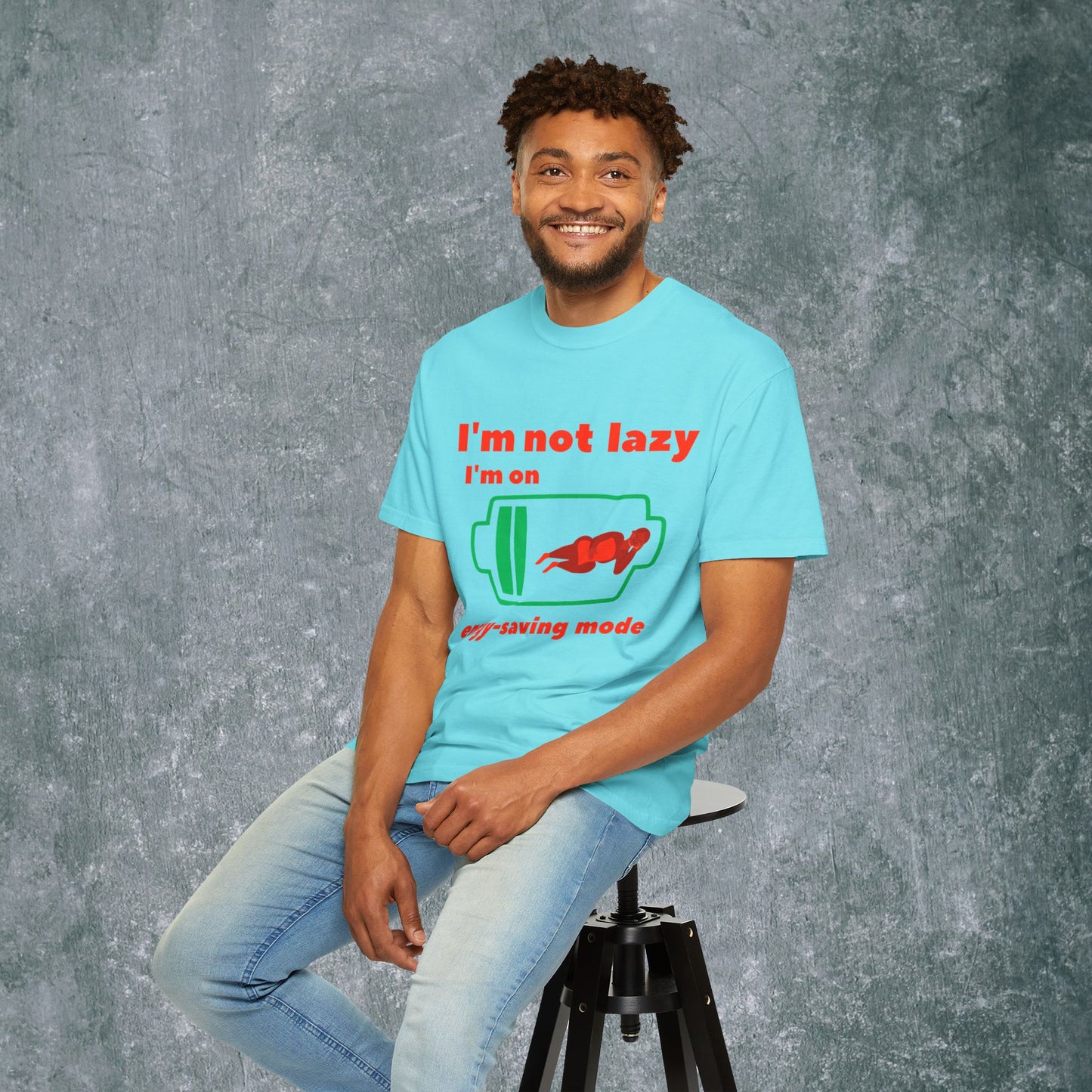 Unisex Energy-Saving Mode T-Shirt - Perfect for Lazy Days!