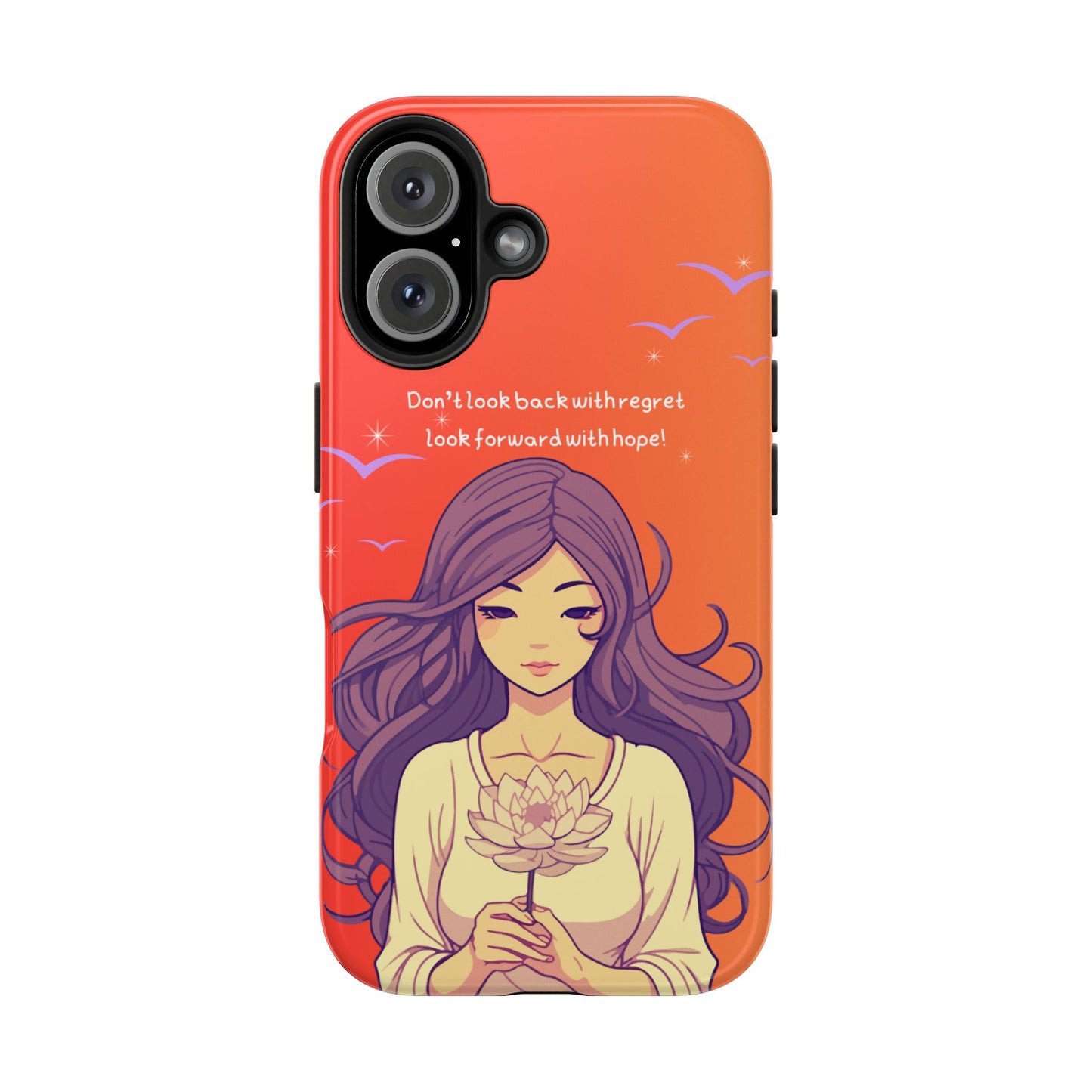 Inspirational Tough Phone Case - 'Look Forward with Hope' Design