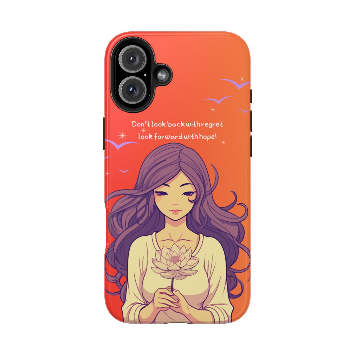 Inspirational Tough Phone Case - 'Look Forward with Hope' Design