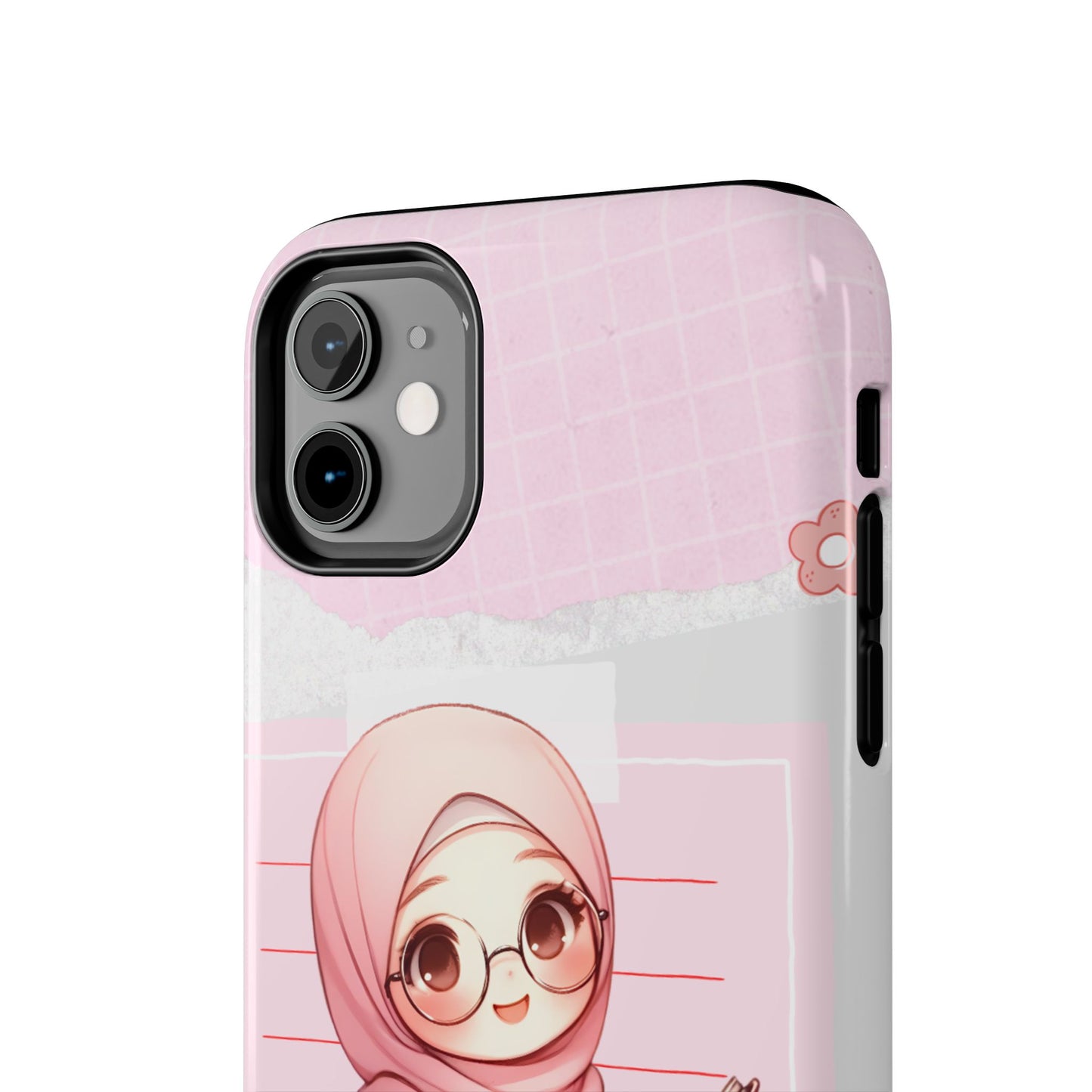 Cute Illustrated Phone Case for Girls - Stylish Tough Phone Cases with Floral Design