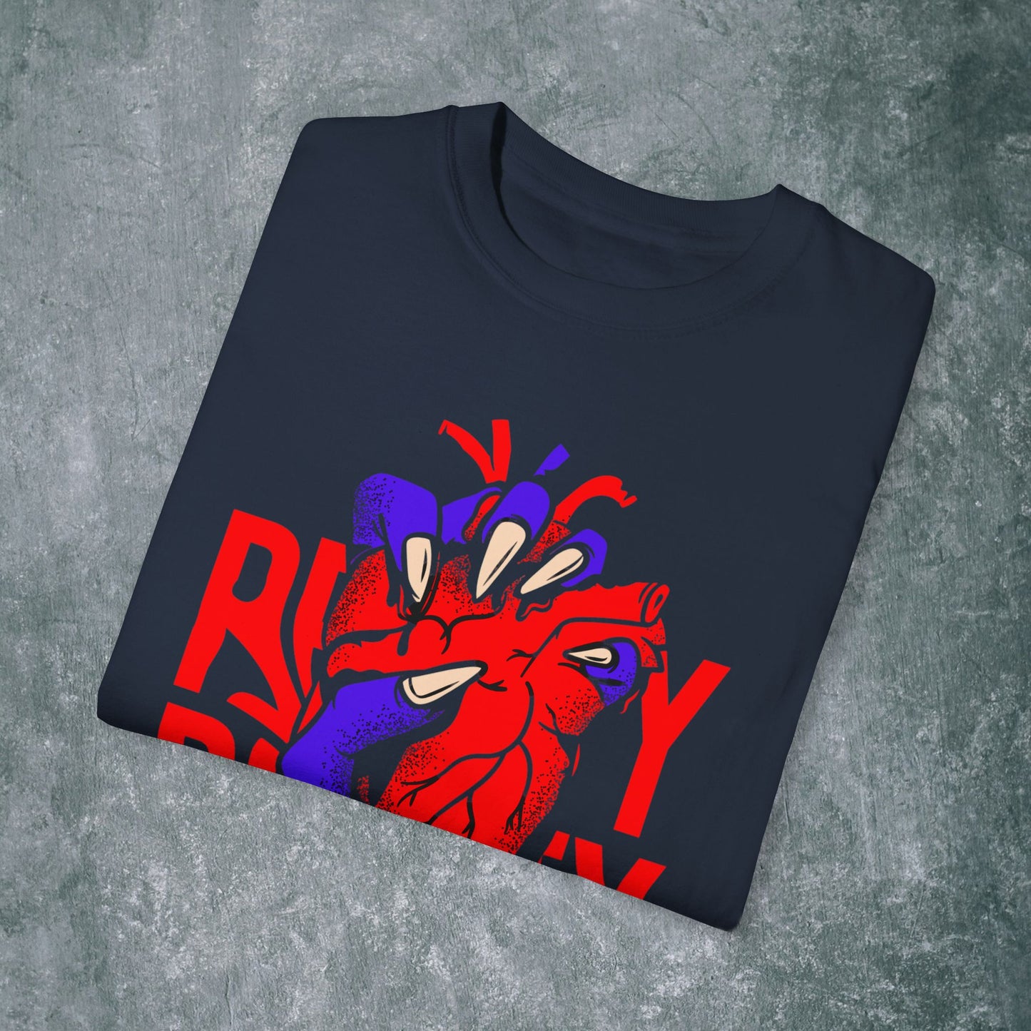 Vibrant Heart Unisex Garment-Dyed T-Shirt
