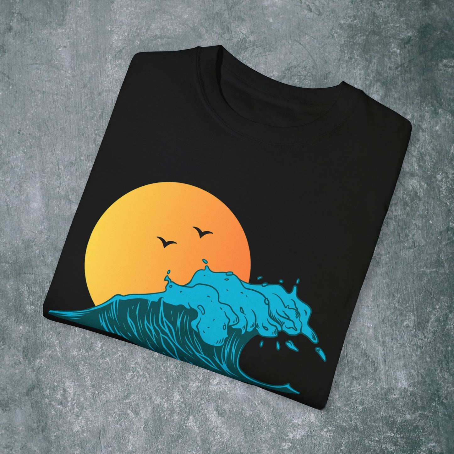 Ocean Chill Unisex Garment-Dyed T-shirt - Perfect Summer Vibe