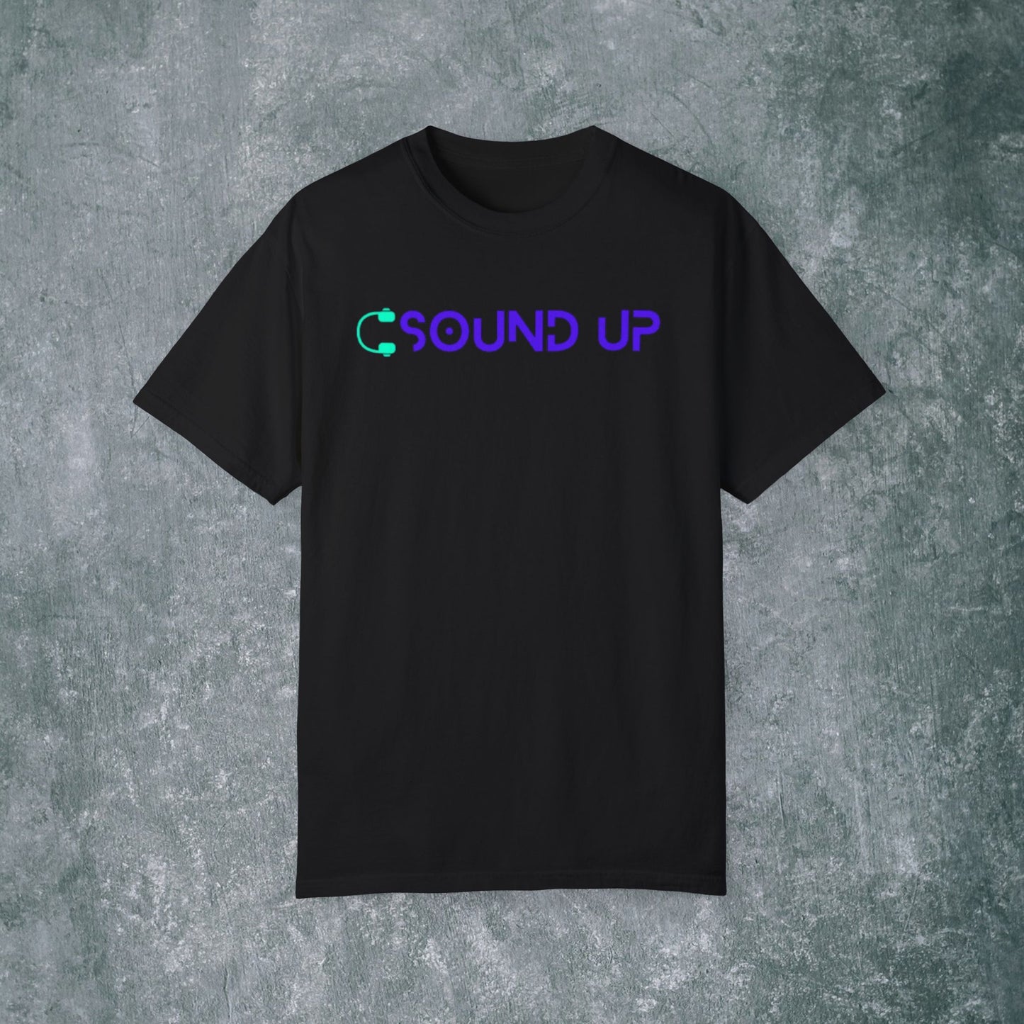 Sound Up T-Shirt for Music Lovers - With Back Print
