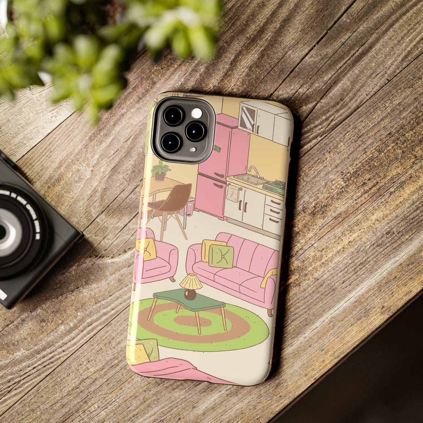 Cozy Home Vibes Tough Phone Case | Fun Living Room Design
