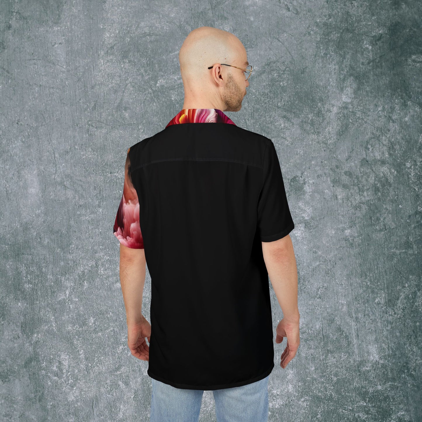 Tropical Floral Hawaiian Shirt - Summer Party & Beach Getaway