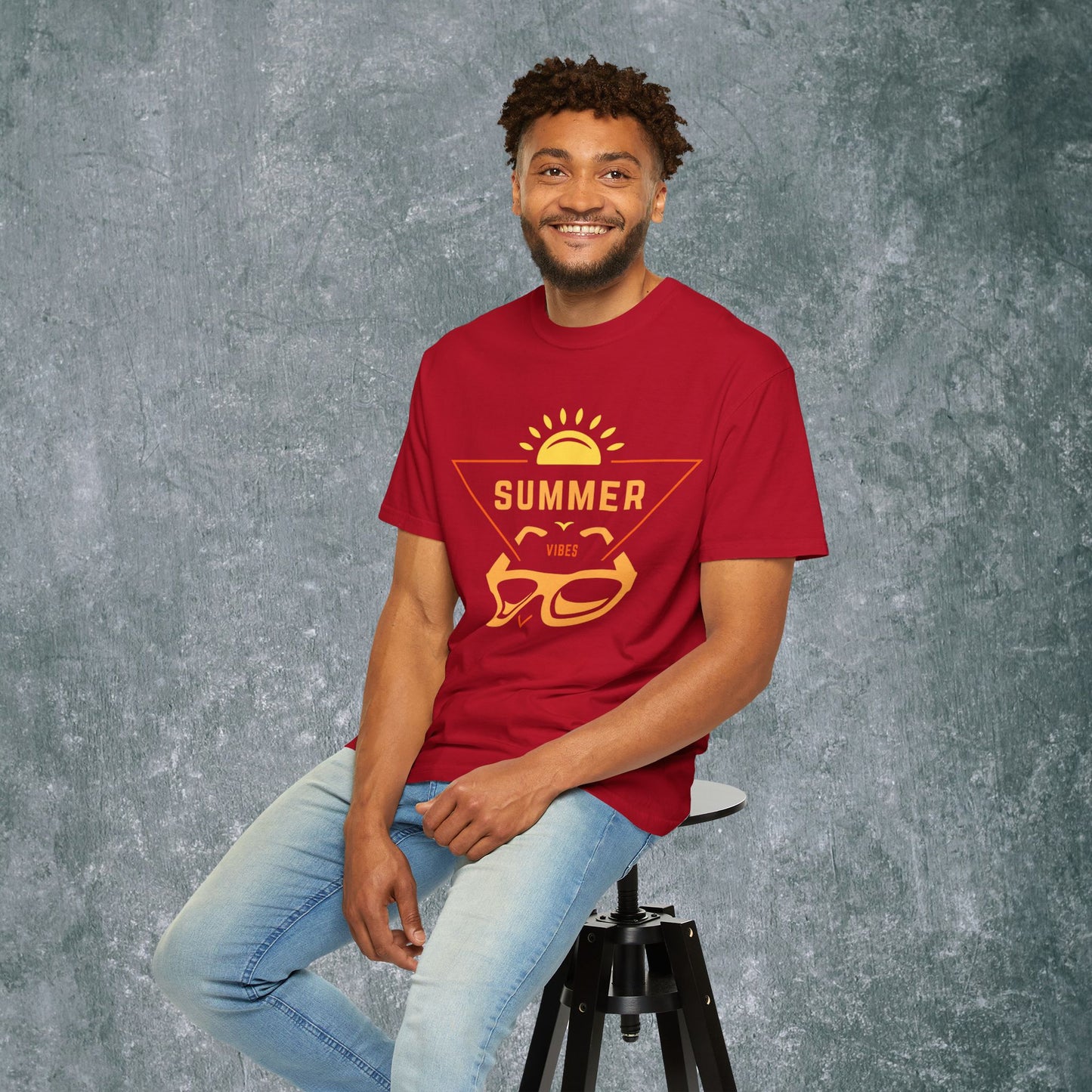 Summer Vibes Unisex Garment-Dyed T-Shirt