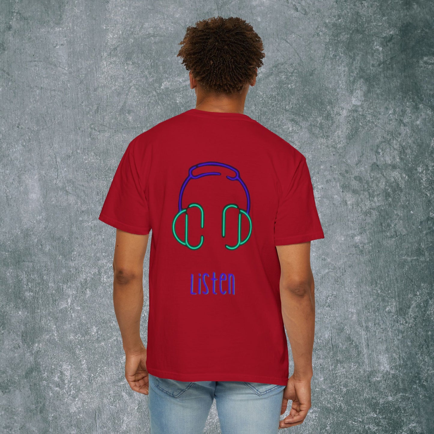 Sound Up T-Shirt for Music Lovers - With Back Print