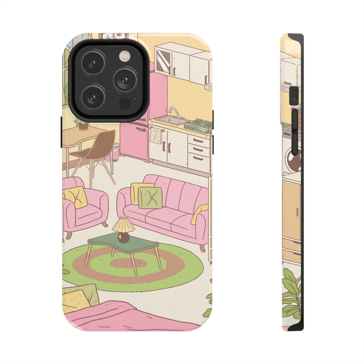 Cozy Home Vibes Tough Phone Case | Fun Living Room Design