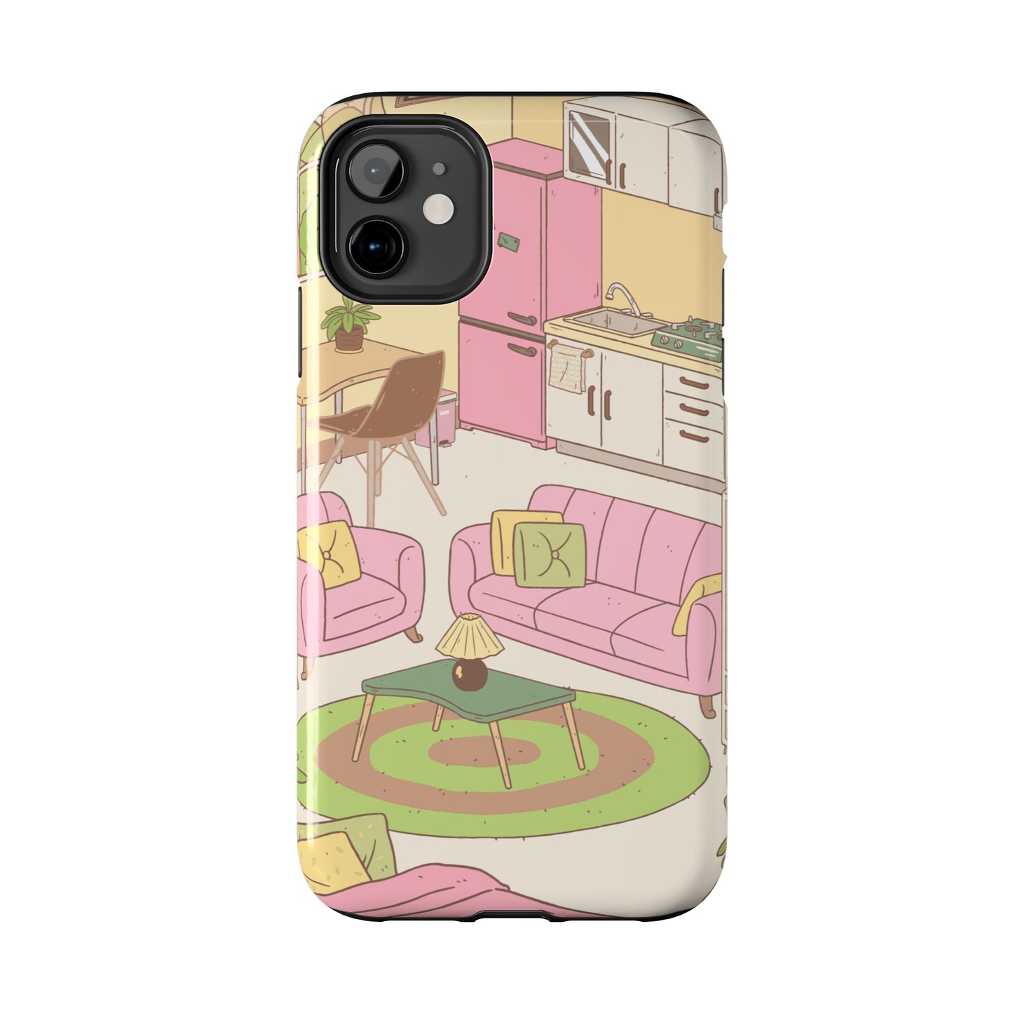 Cozy Home Vibes Tough Phone Case | Fun Living Room Design