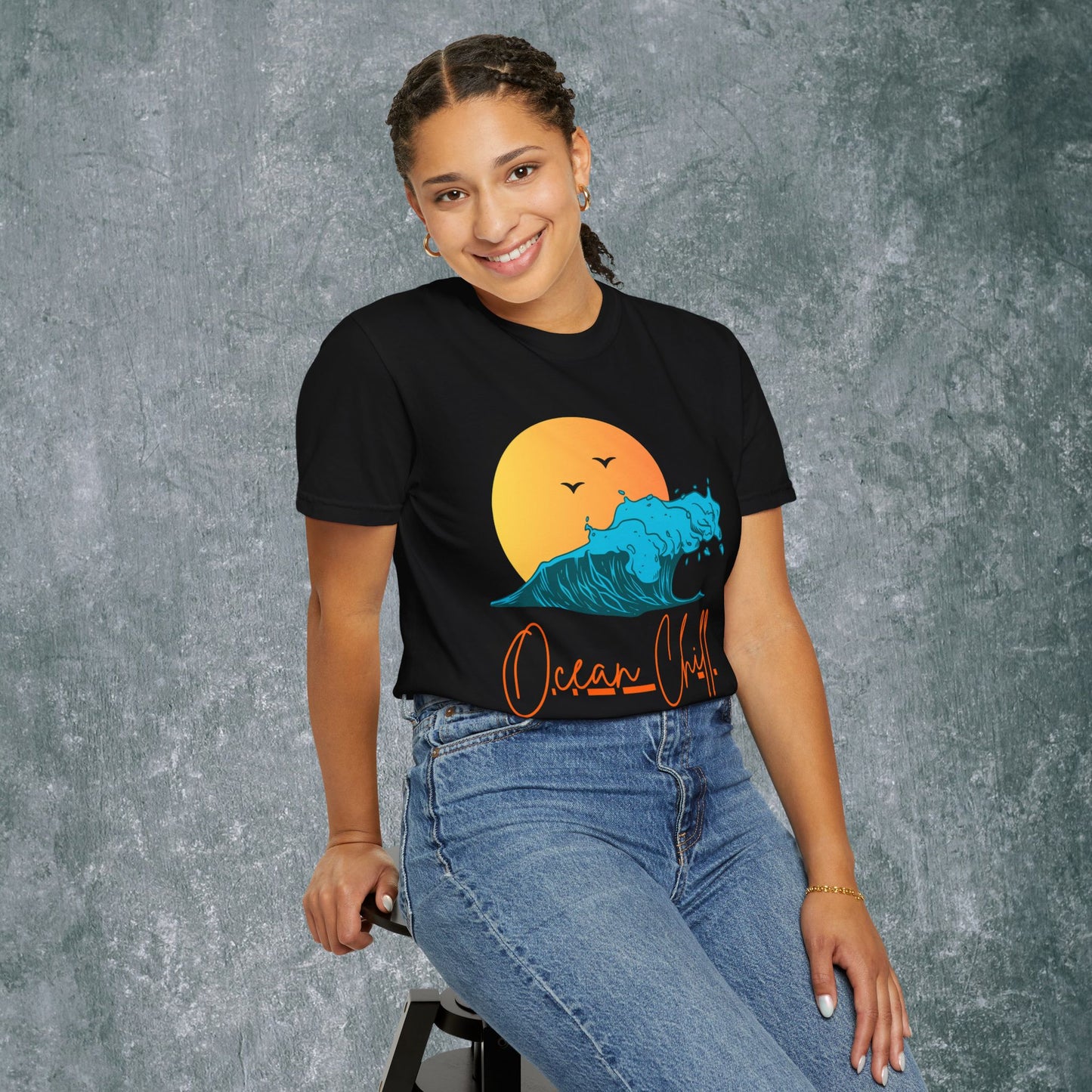 Ocean Chill Unisex Garment-Dyed T-shirt - Perfect Summer Vibe